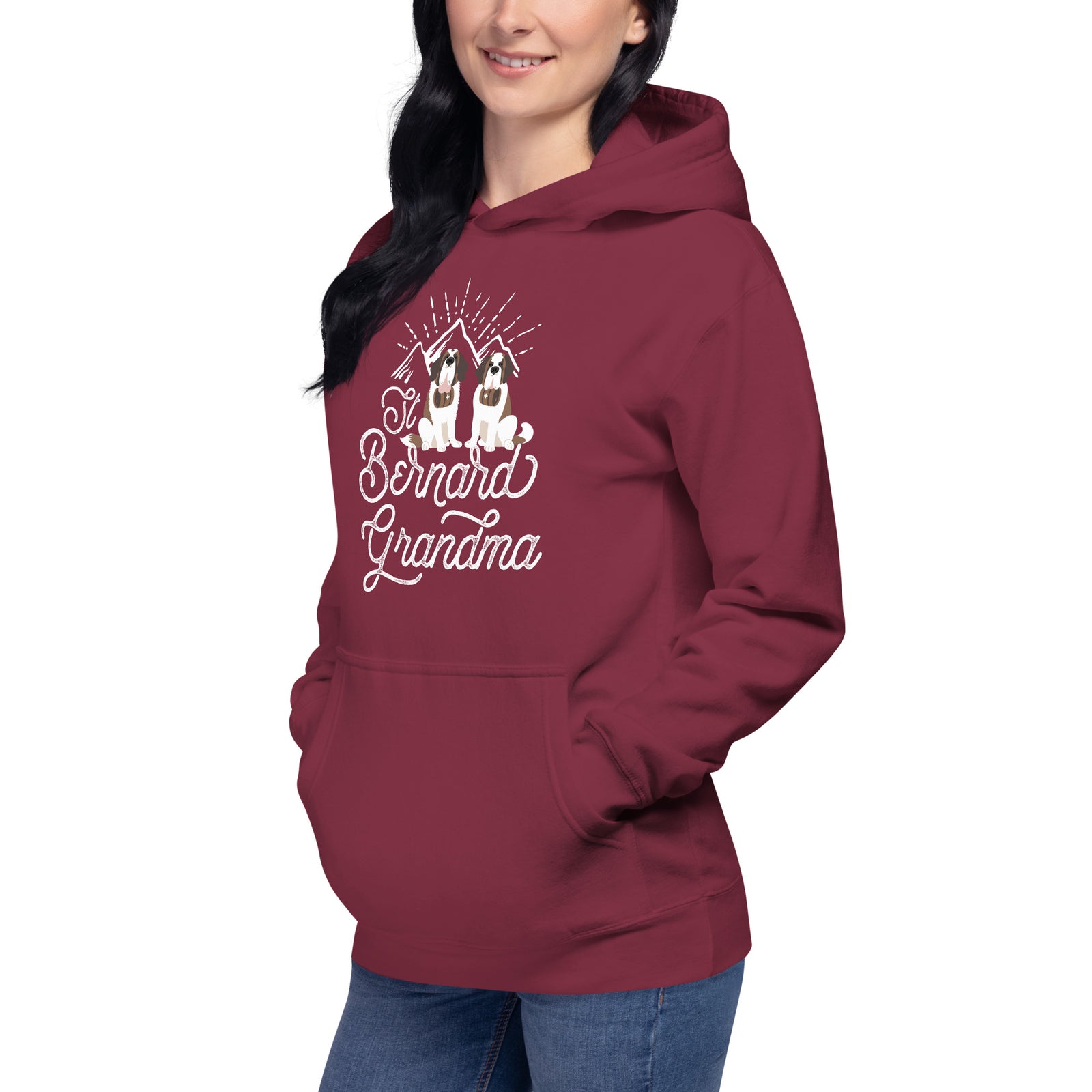 St Bernard Grandma Hoodie