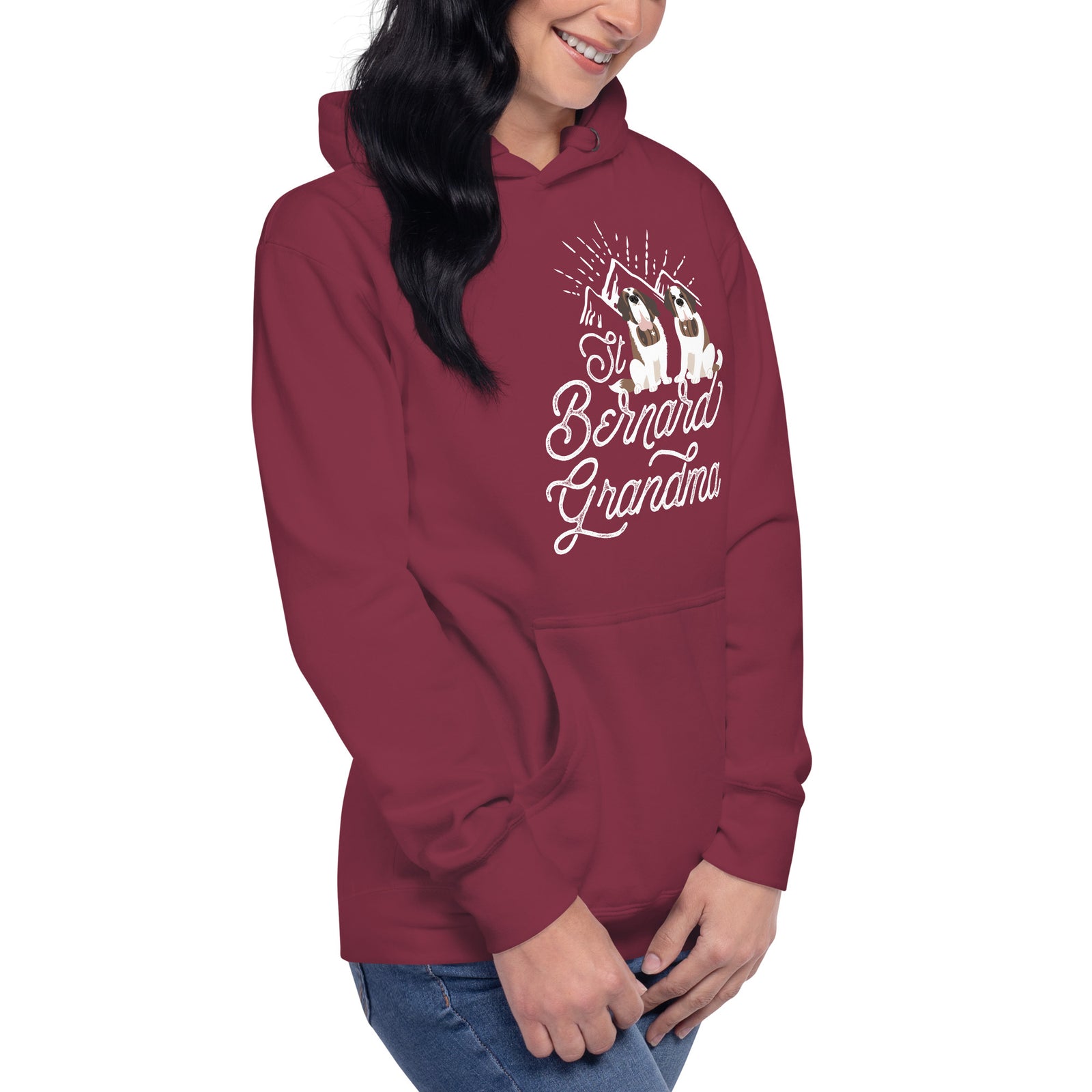 St Bernard Grandma Hoodie