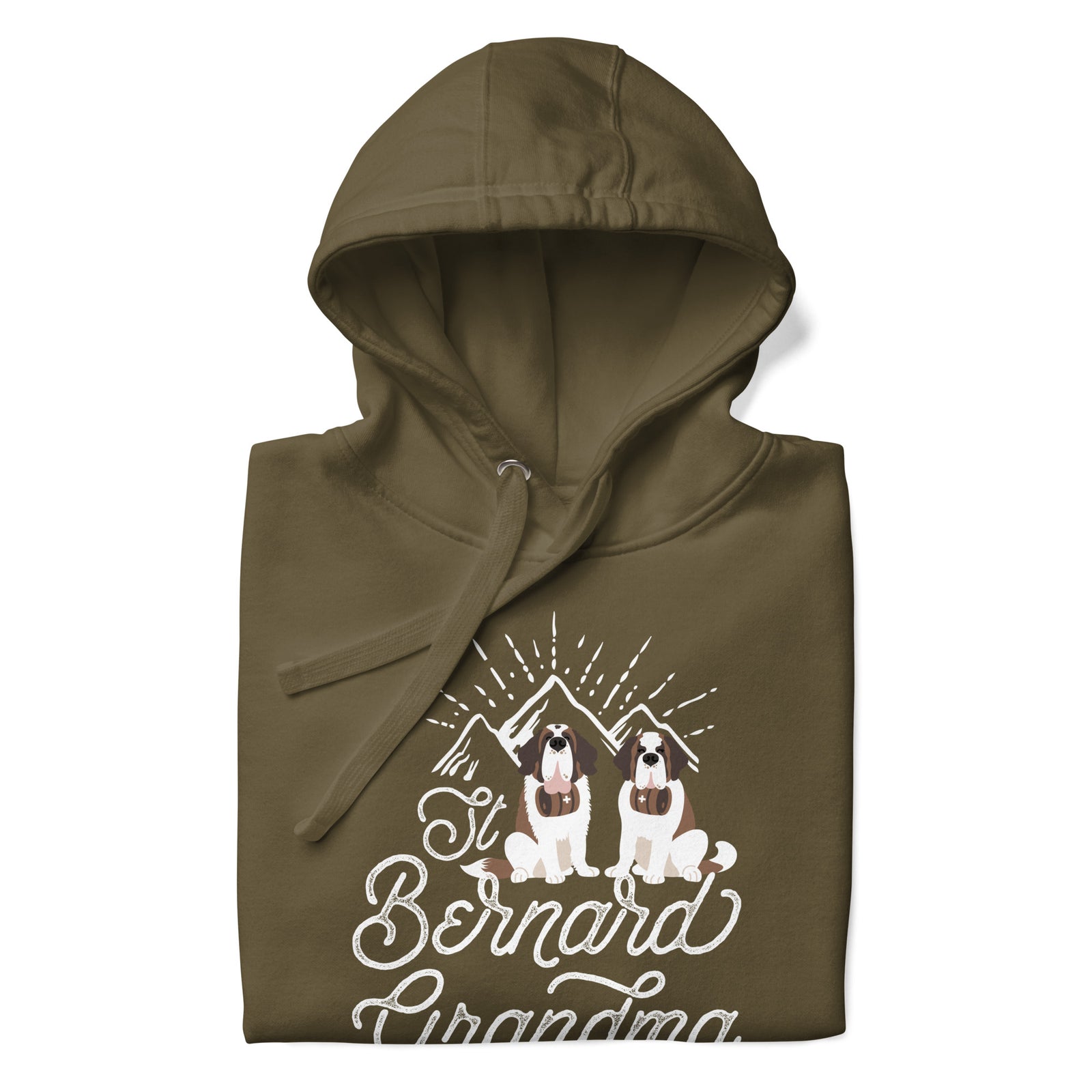 St Bernard Grandma Hoodie