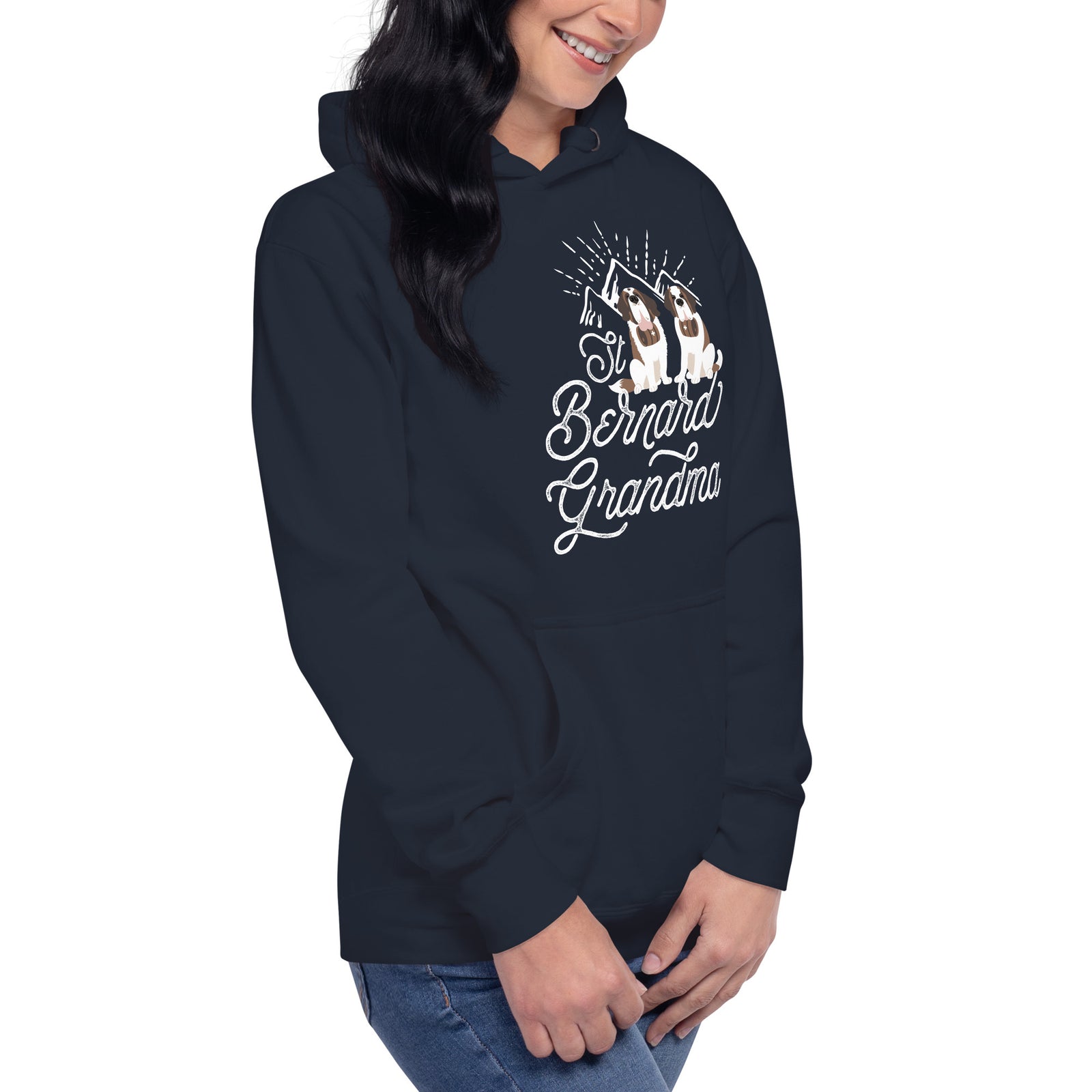 St Bernard Grandma Hoodie