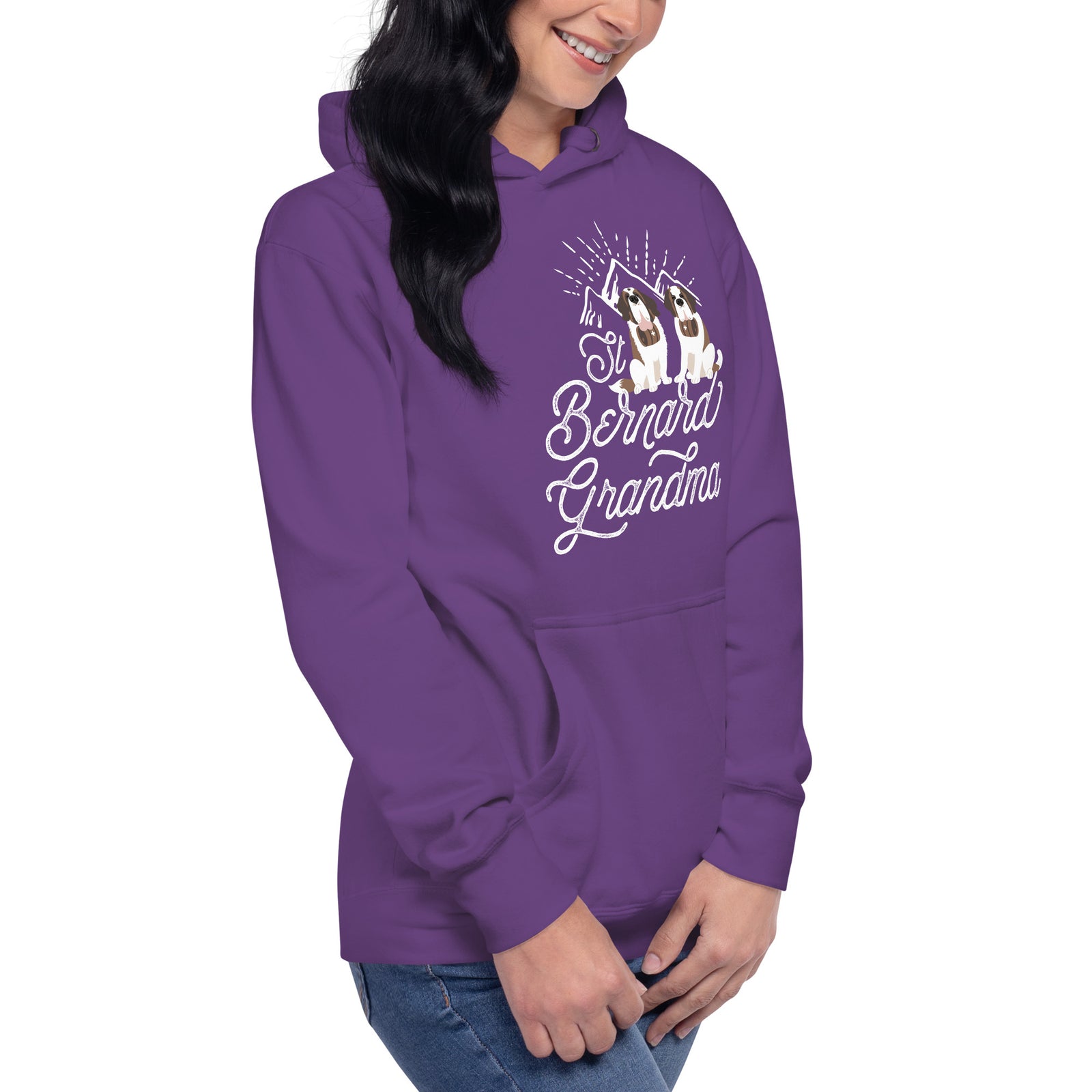 St Bernard Grandma Hoodie