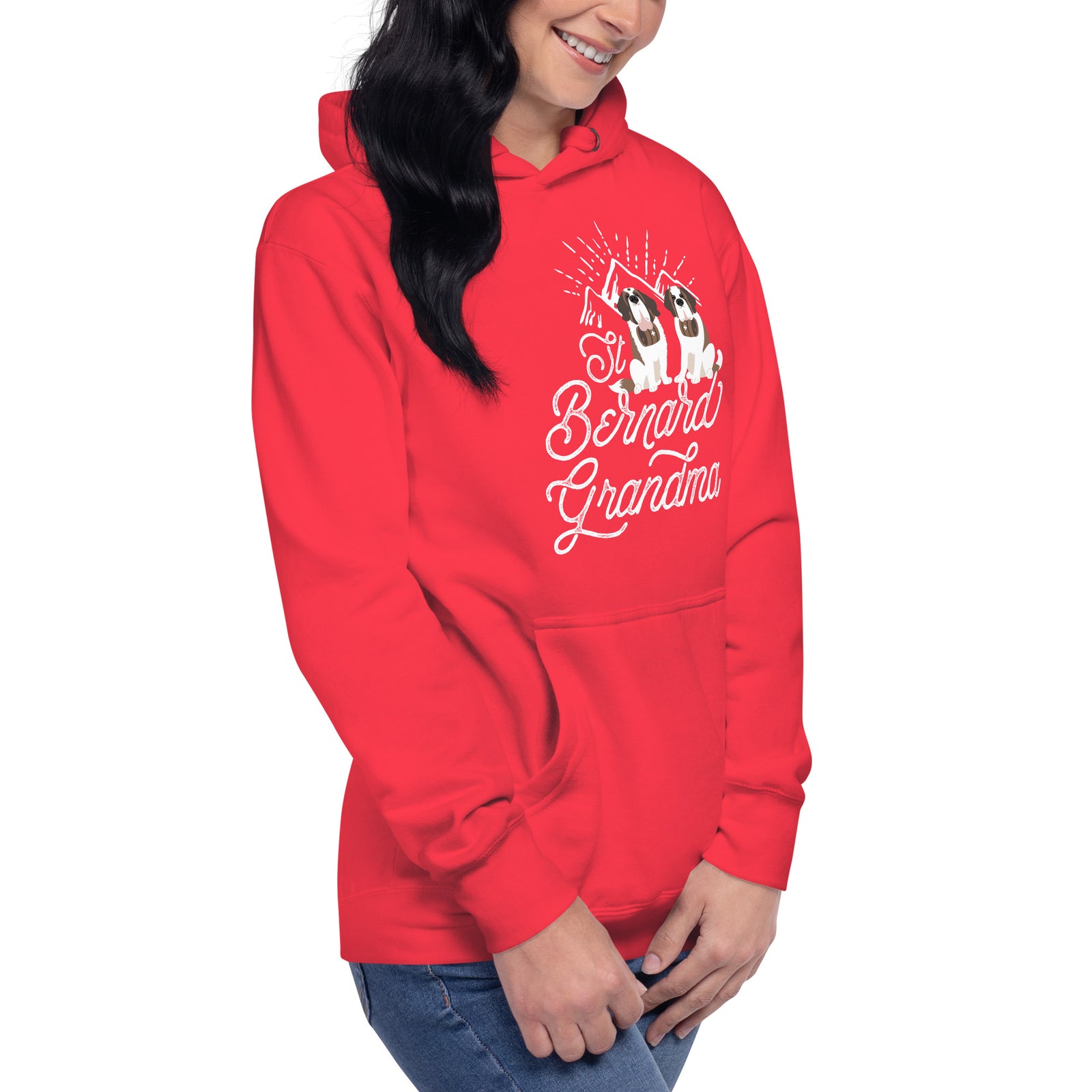 St Bernard Grandma Hoodie