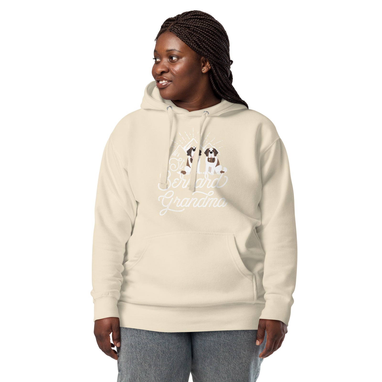 St Bernard Grandma Hoodie