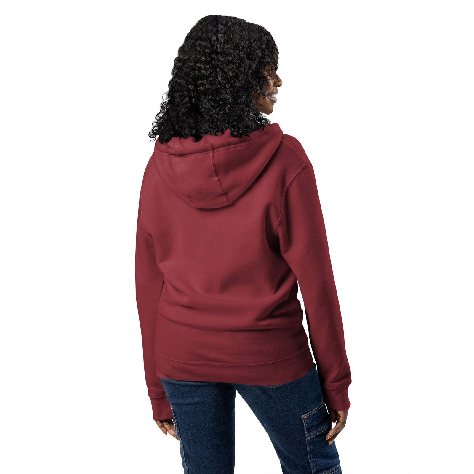 Embroidered Chest Saint Bernard Full Zip Hoodie