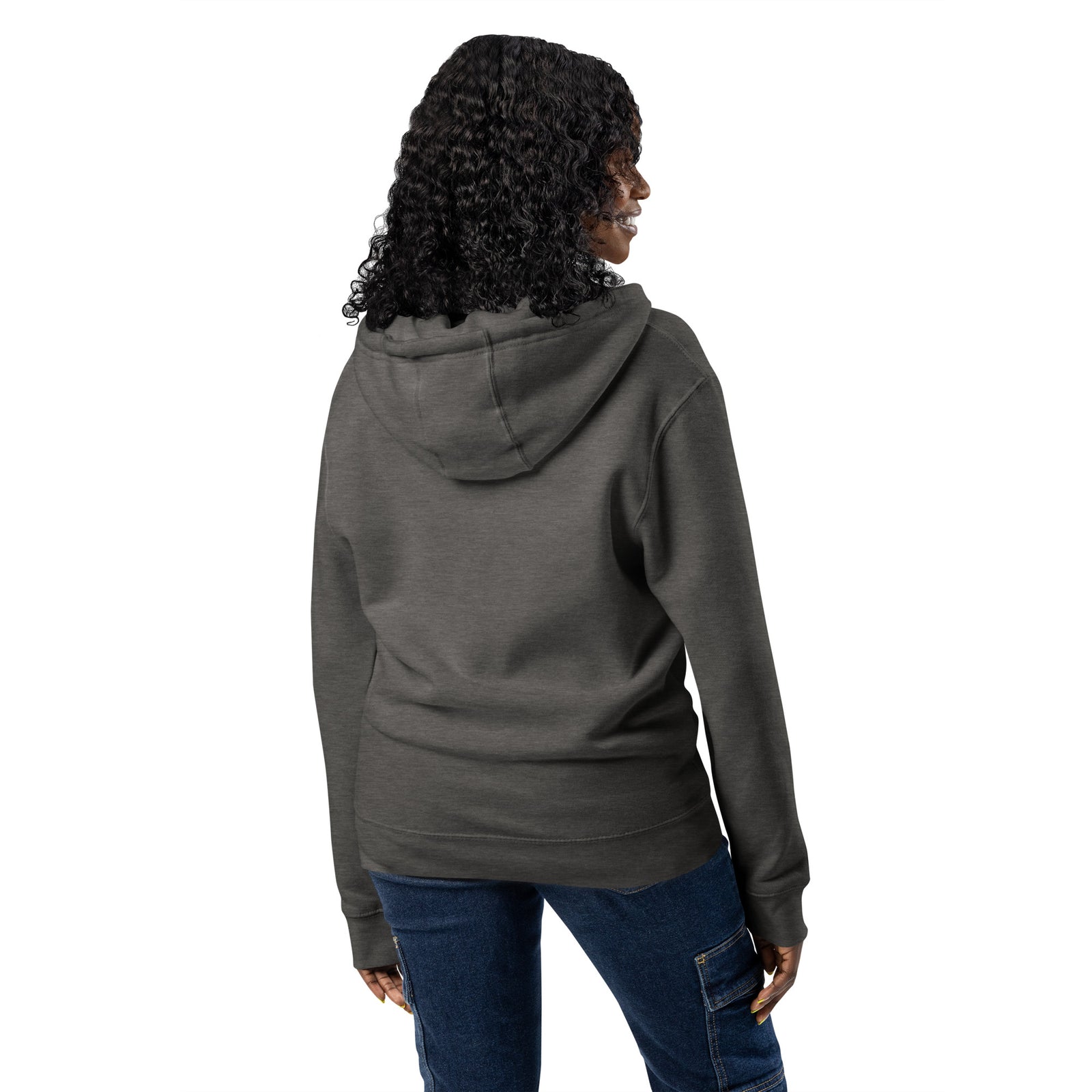 Embroidered Chest Saint Bernard Full Zip Hoodie