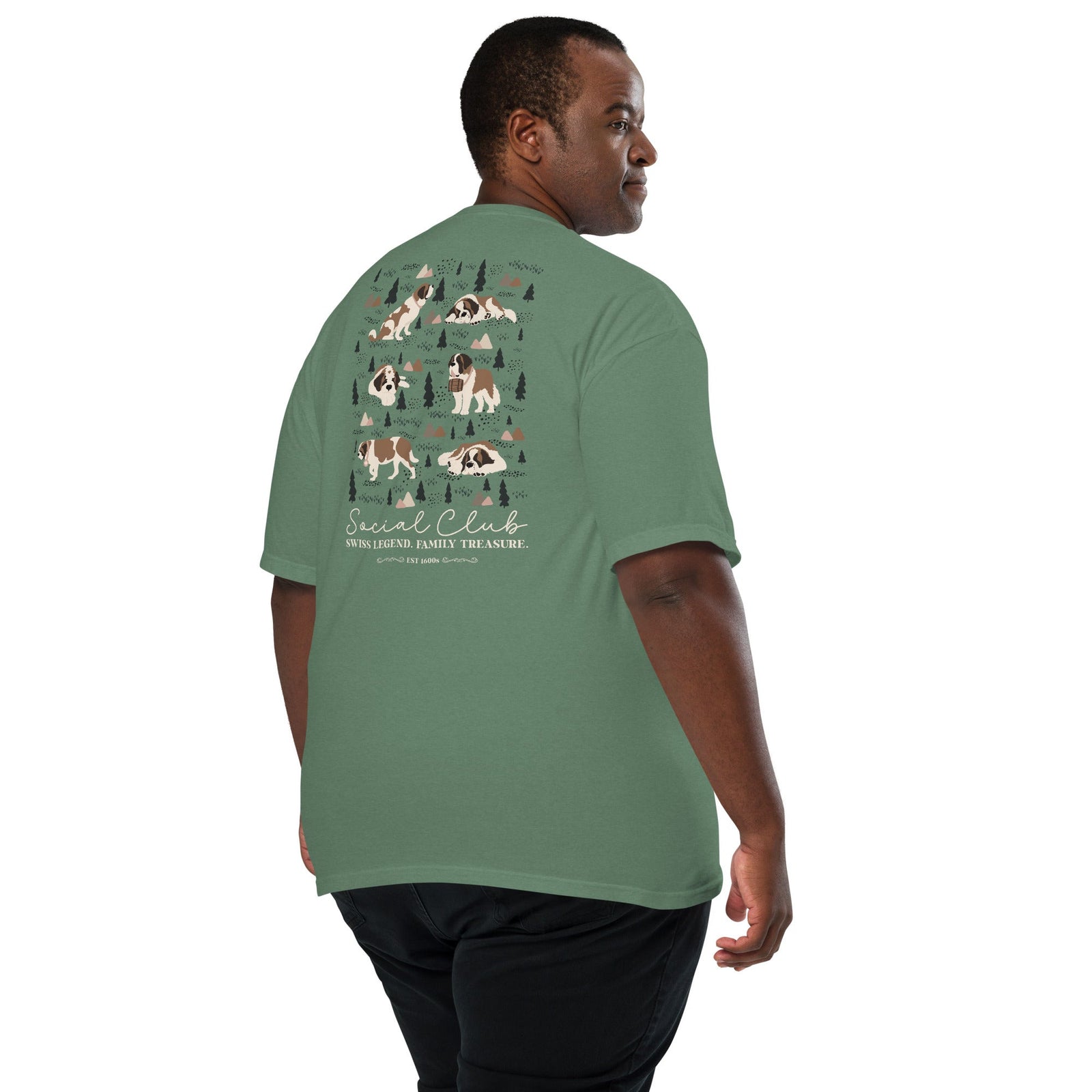 Saint Bernard Social Club Back T-Shirt - Lucy + Norman