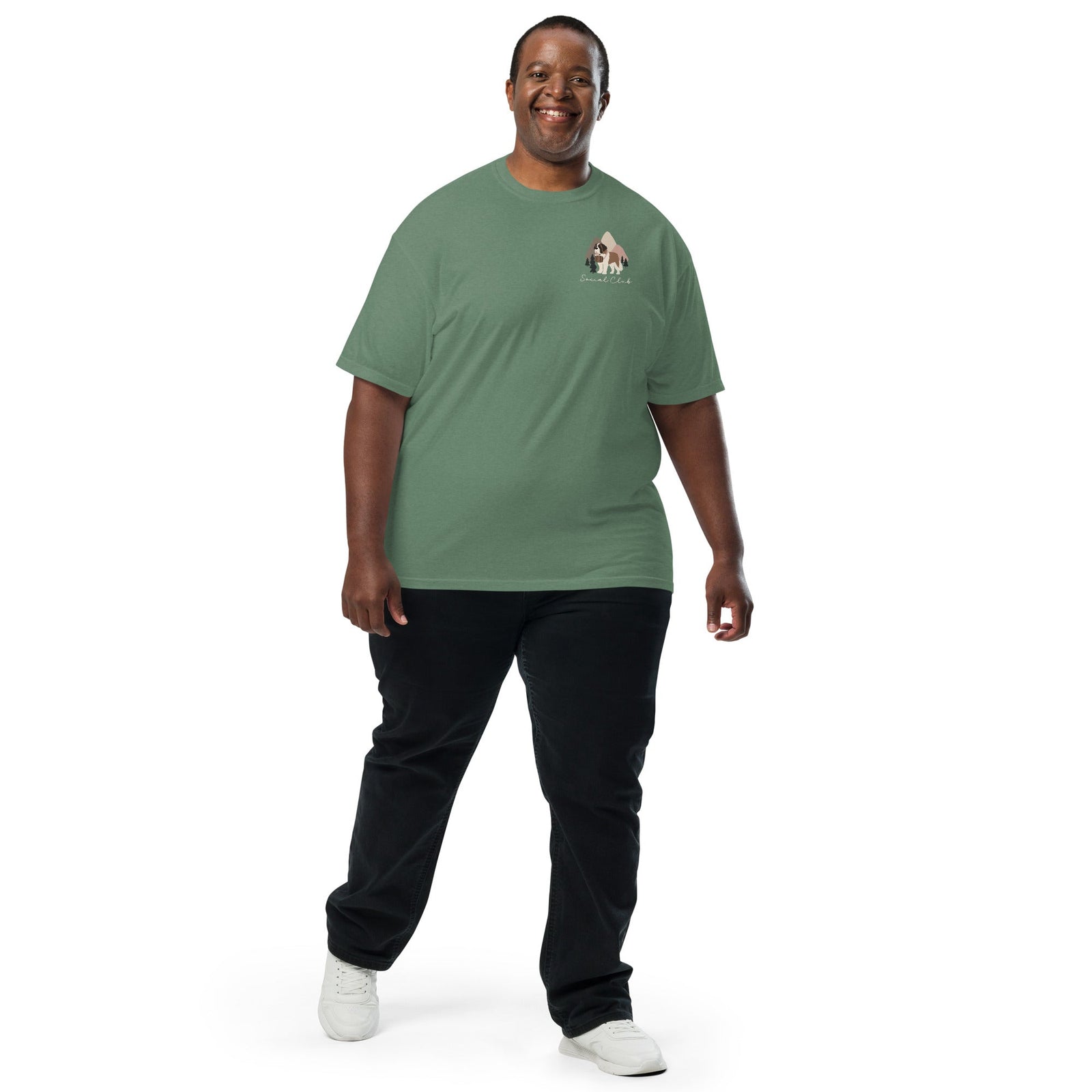 Saint Bernard Social Club Back T-Shirt - Lucy + Norman