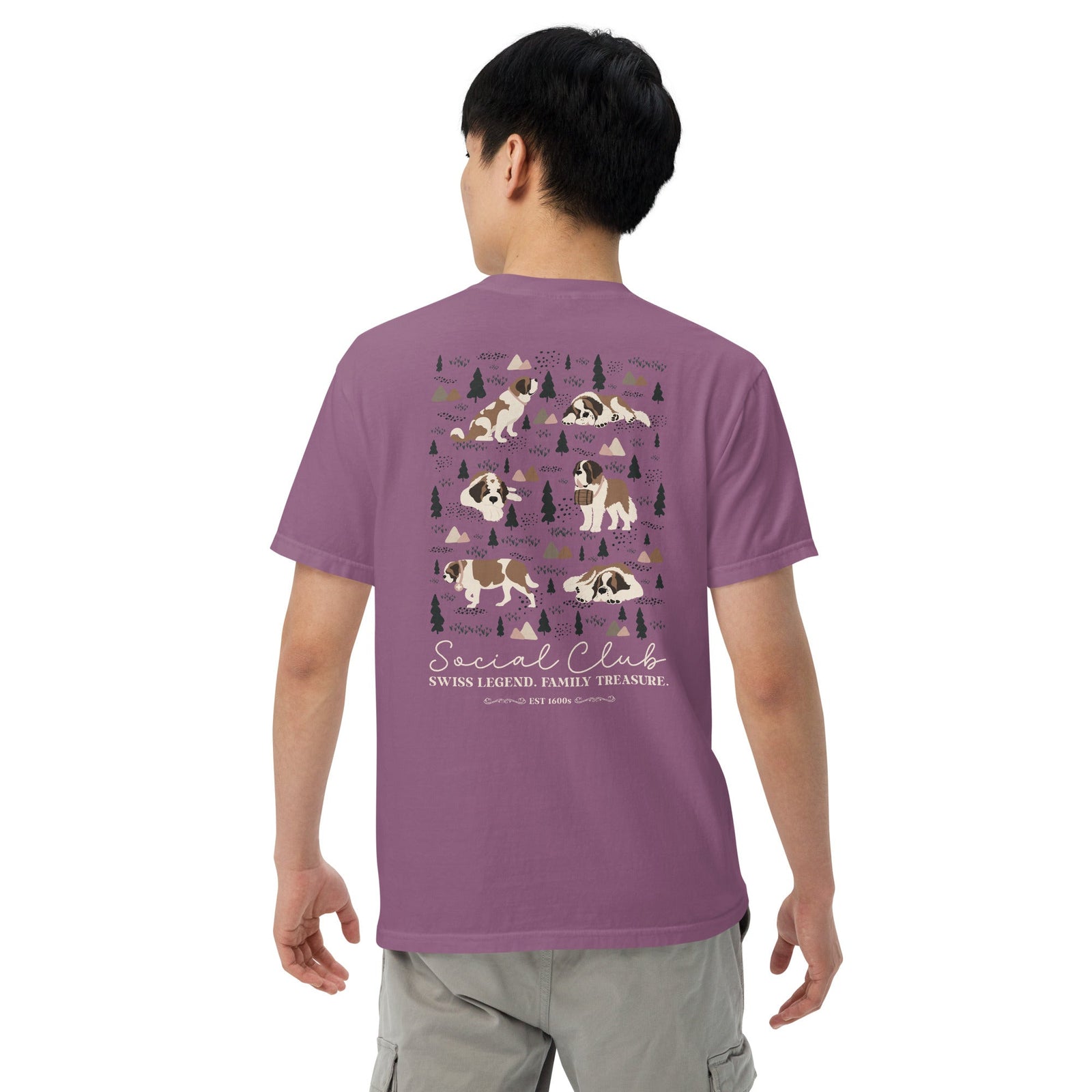 Saint Bernard Social Club Back T-Shirt - Lucy + Norman