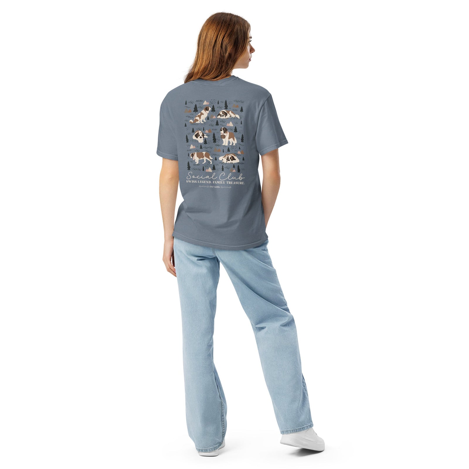 Saint Bernard Social Club Back T-Shirt - Lucy + Norman