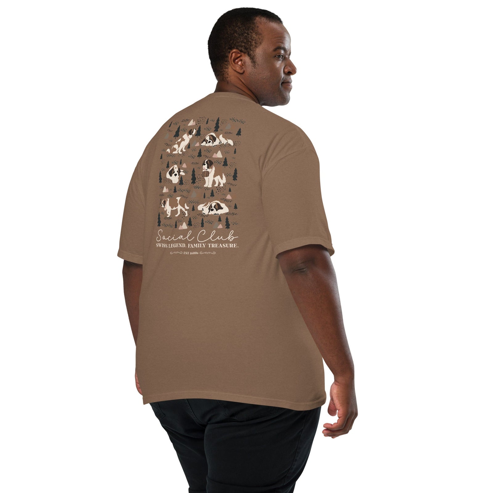Saint Bernard Social Club Back T-Shirt - Lucy + Norman