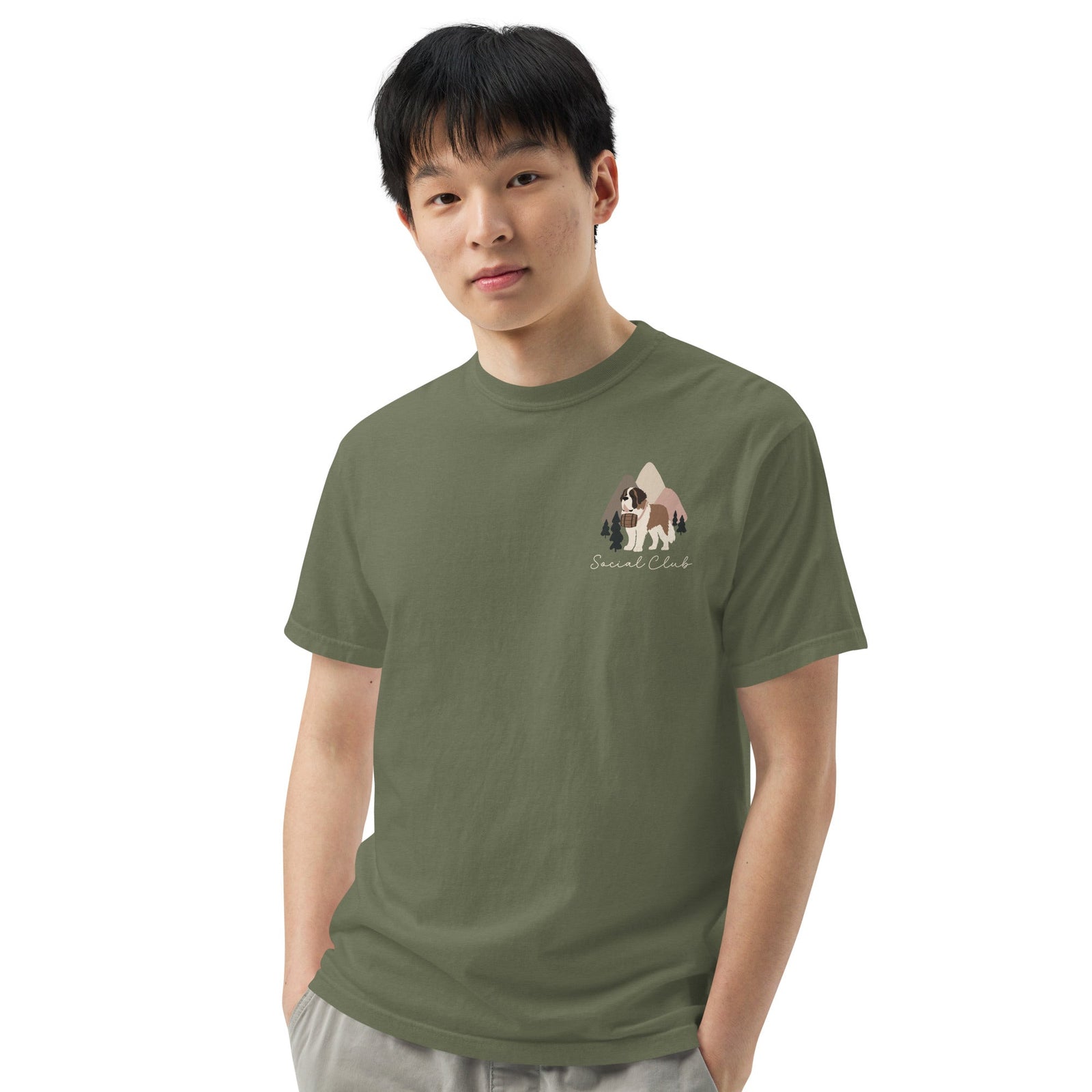Saint Bernard Social Club Back T-Shirt - Lucy + Norman