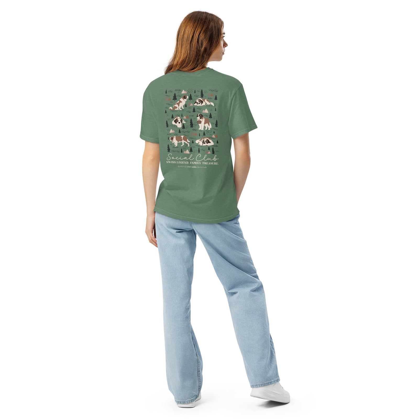 Saint Bernard Social Club Back T-Shirt - Lucy + Norman