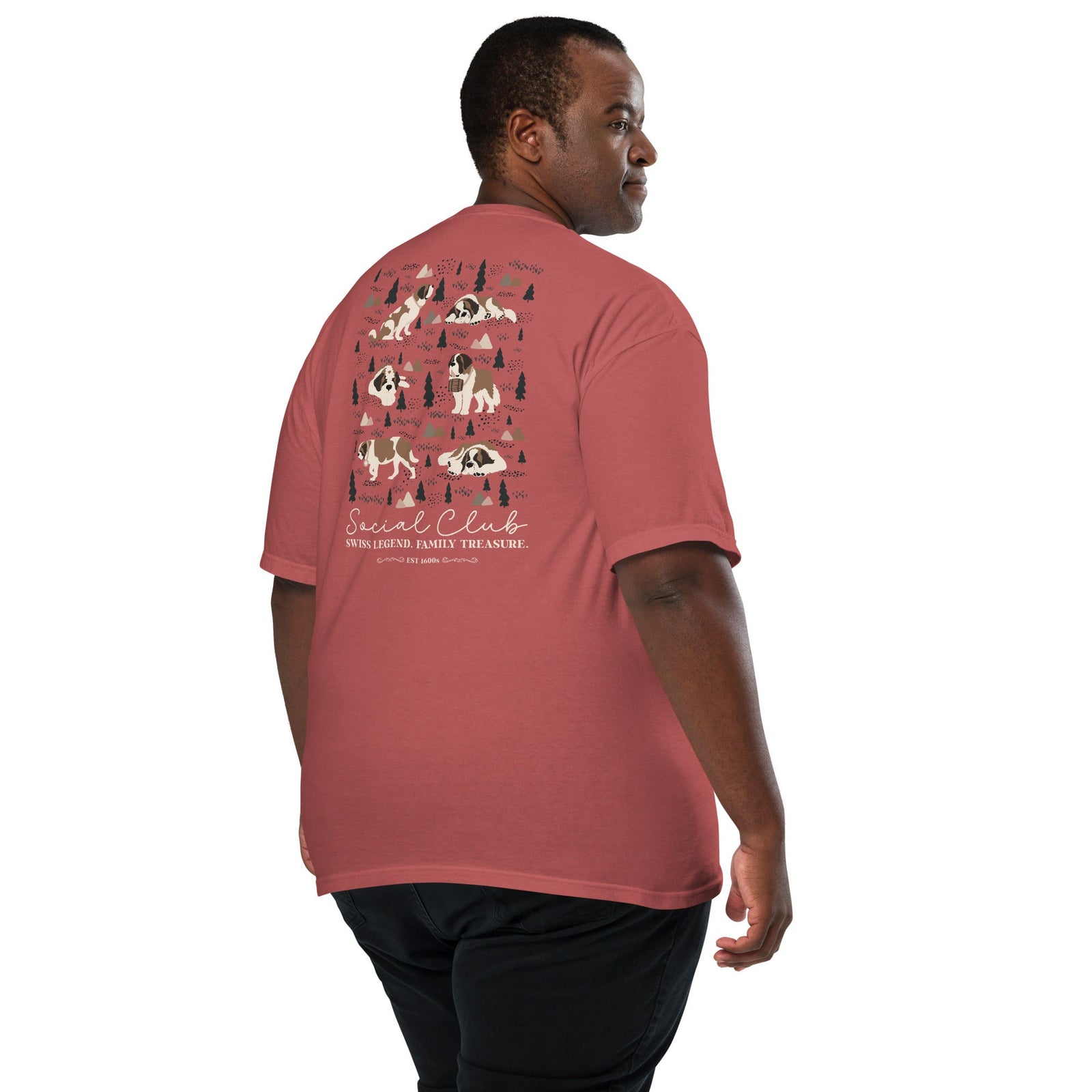 Saint Bernard Social Club Back T-Shirt - Lucy + Norman