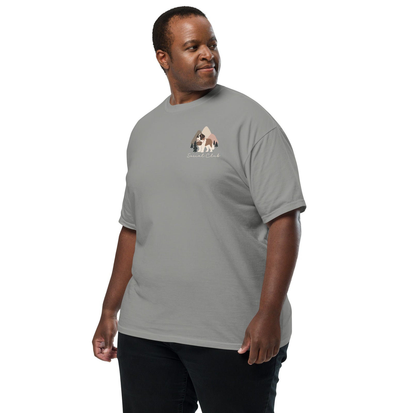 Saint Bernard Social Club Back T-Shirt - Lucy + Norman