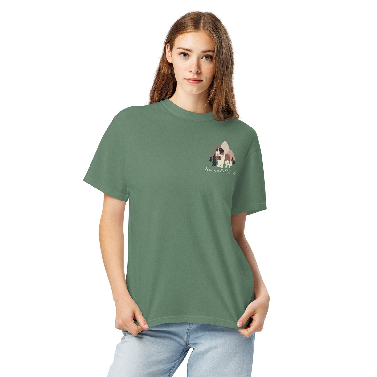 Saint Bernard Social Club Back T-Shirt - Lucy + Norman