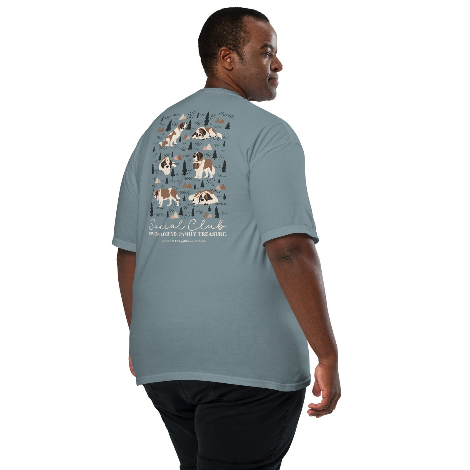Saint Bernard Social Club Back T-Shirt - Lucy + Norman