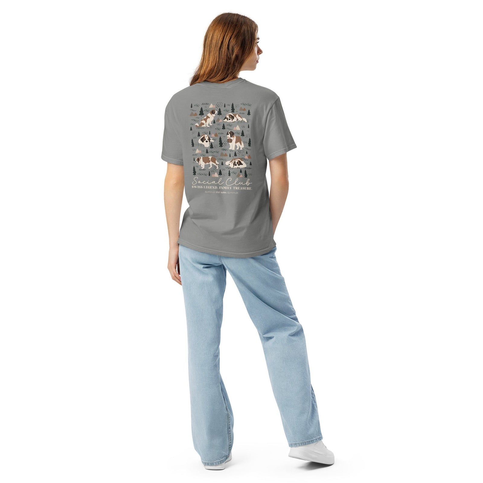 Saint Bernard Social Club Back T-Shirt - Lucy + Norman