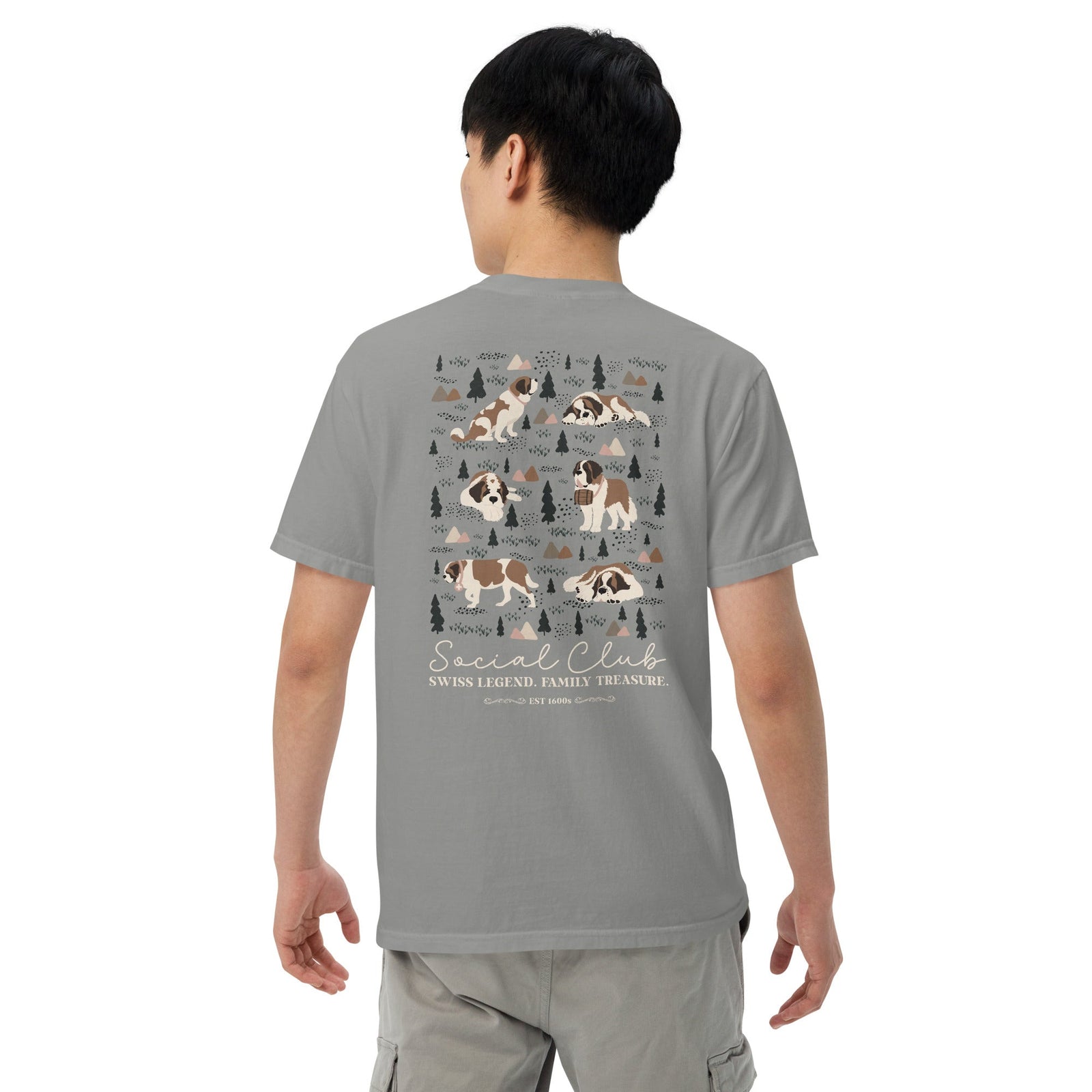 Saint Bernard Social Club Back T-Shirt - Lucy + Norman