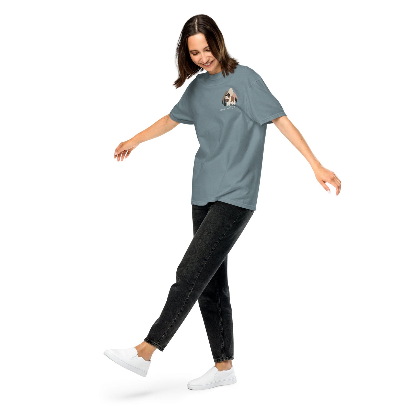 Saint Bernard Social Club Back T-Shirt - Lucy + Norman