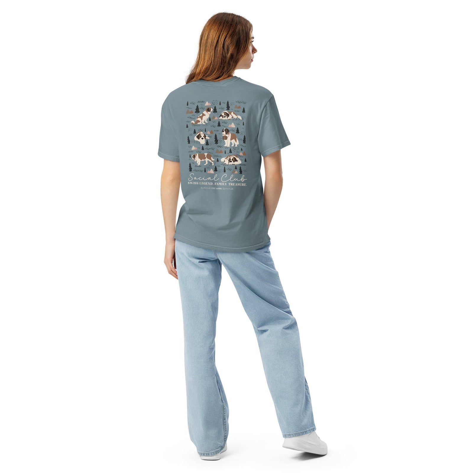 Saint Bernard Social Club Back T-Shirt - Lucy + Norman