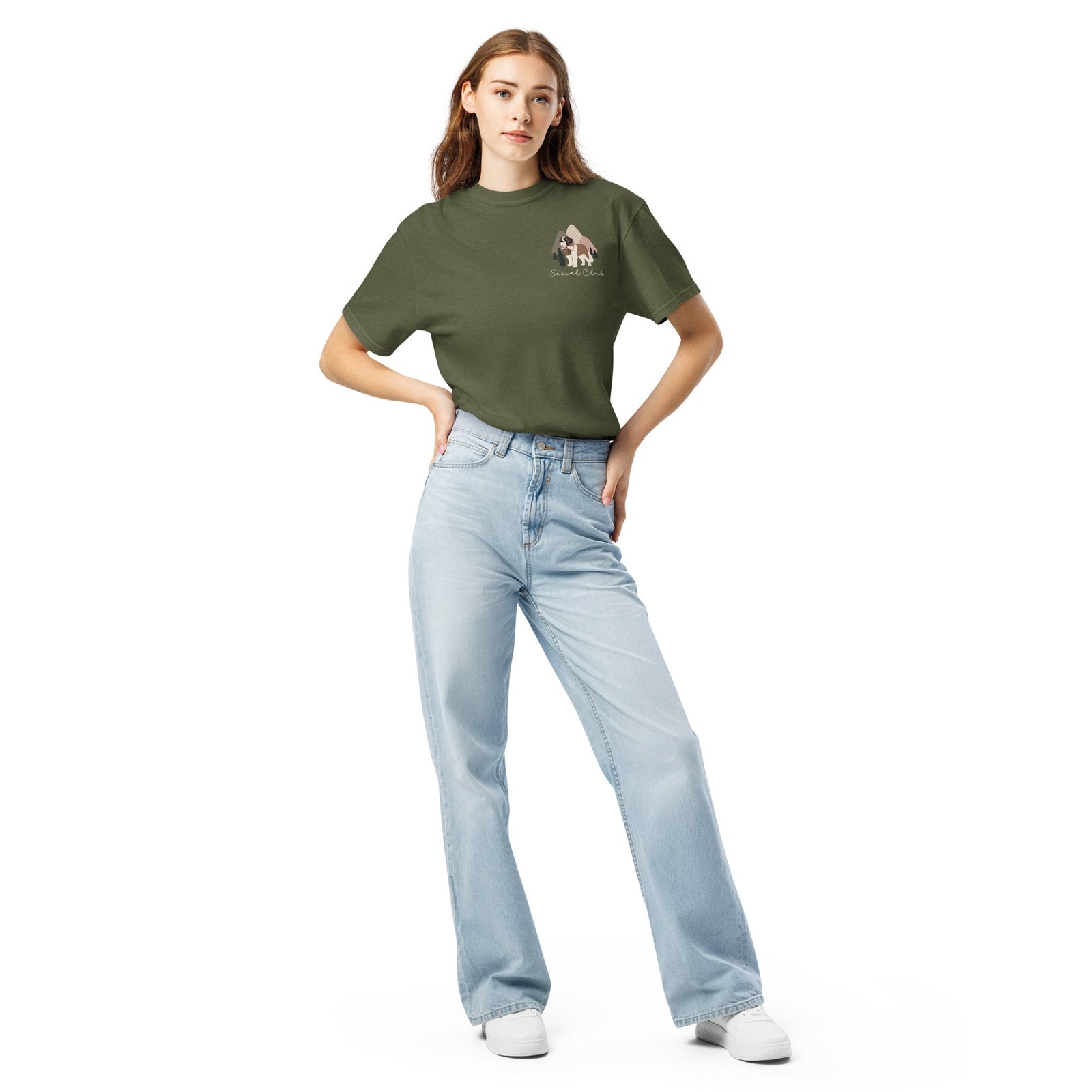 Saint Bernard Social Club Back T-Shirt - Darks - Lucy + Norman