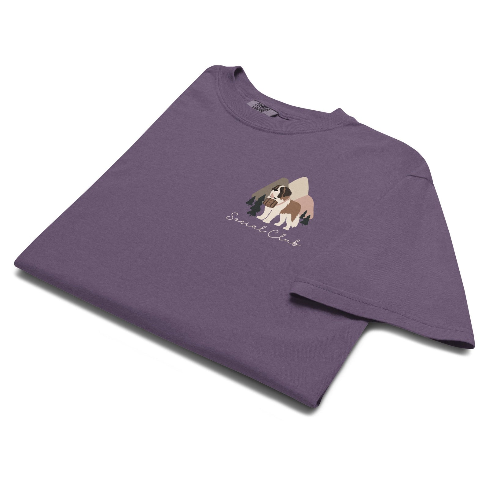 Saint Bernard Social Club Back T-Shirt - Darks - Lucy + Norman