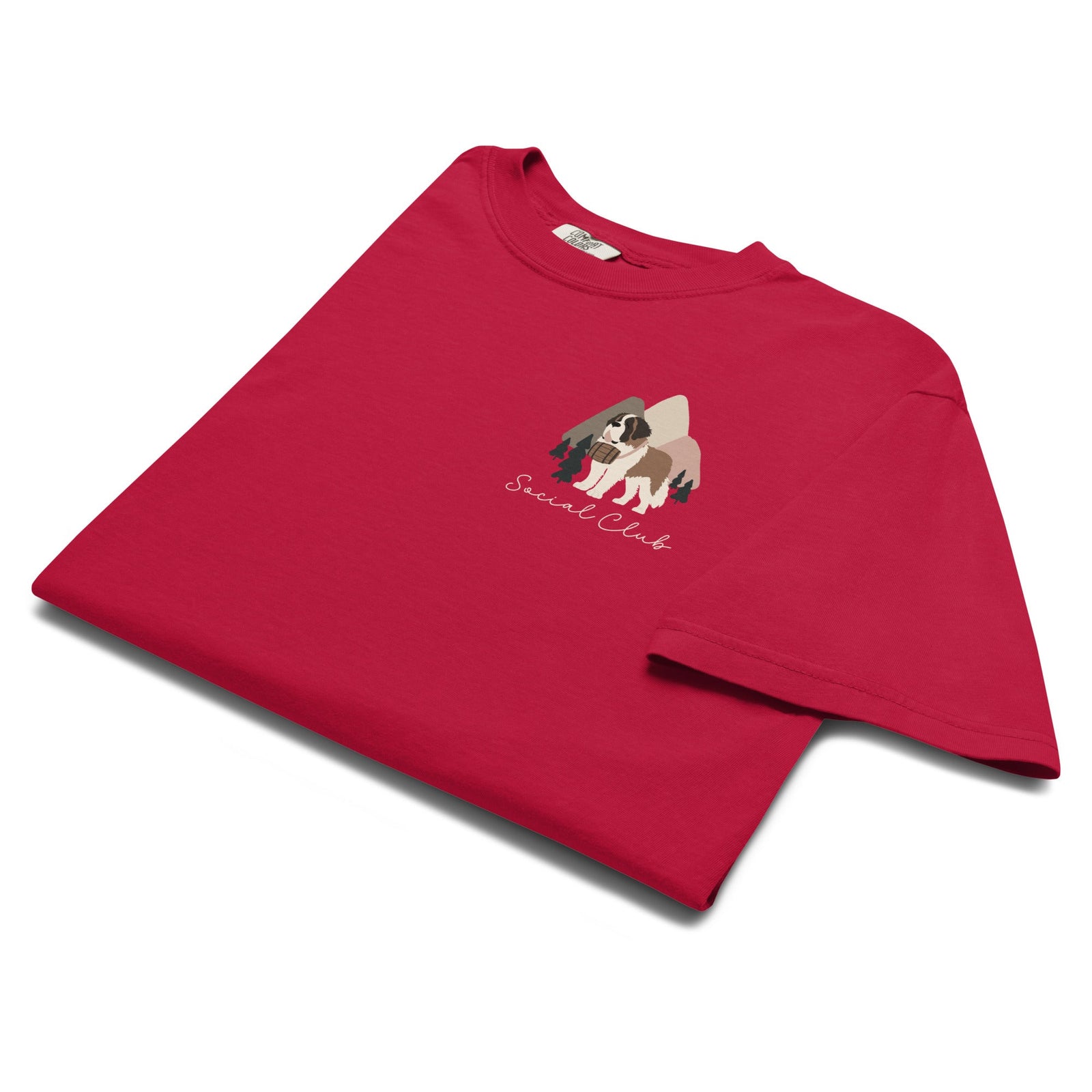 Saint Bernard Social Club Back T-Shirt - Darks - Lucy + Norman