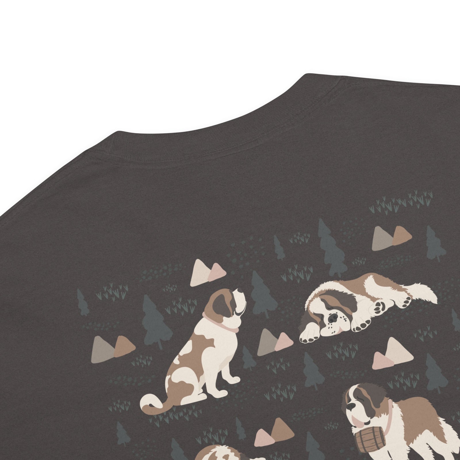 Saint Bernard Social Club Back T-Shirt - Darks - Lucy + Norman