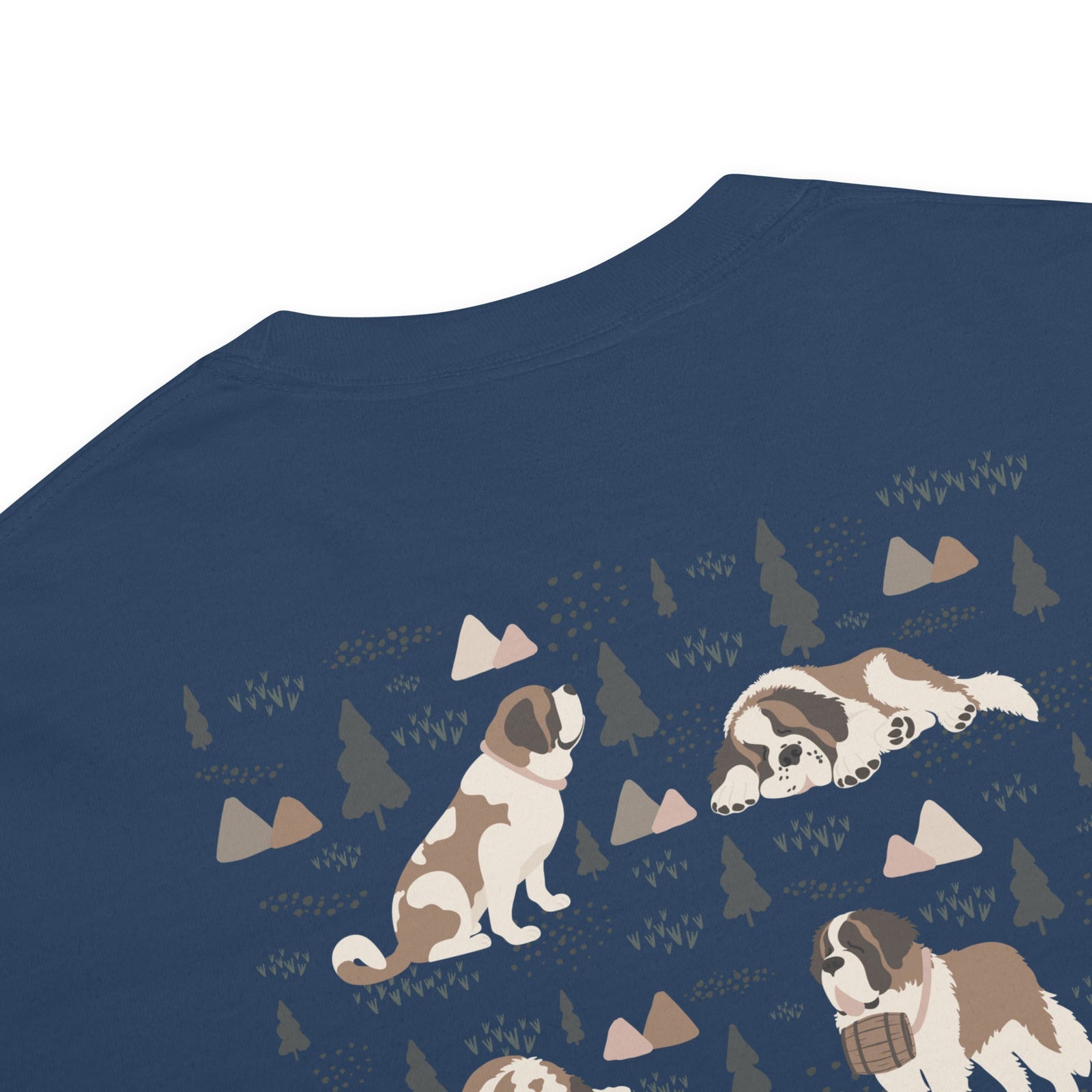 Saint Bernard Social Club Back T-Shirt - Darks - Lucy + Norman