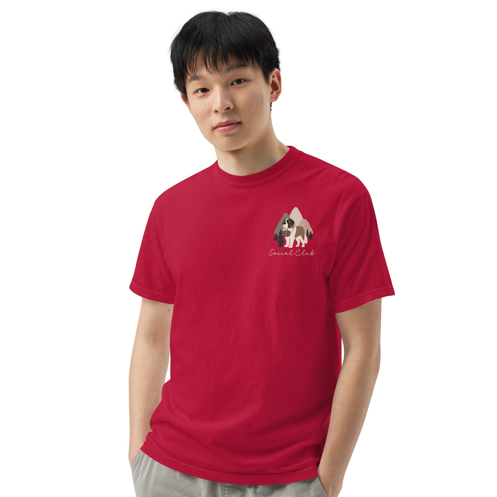 Saint Bernard Social Club Back T-Shirt - Darks - Lucy + Norman