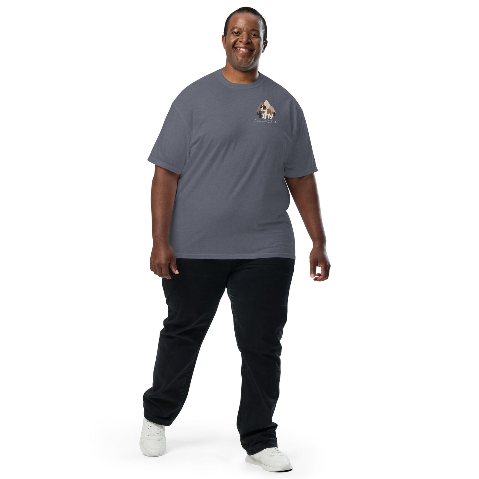 Saint Bernard Social Club Back T-Shirt - Darks - Lucy + Norman