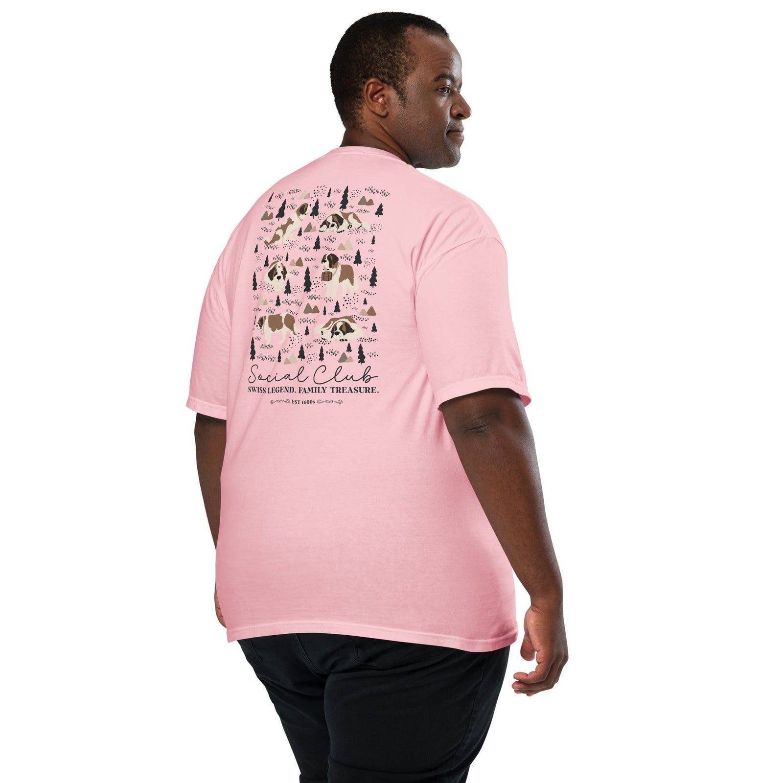 Saint Bernard Social Club Back T-Shirt - Lights - Lucy + Norman