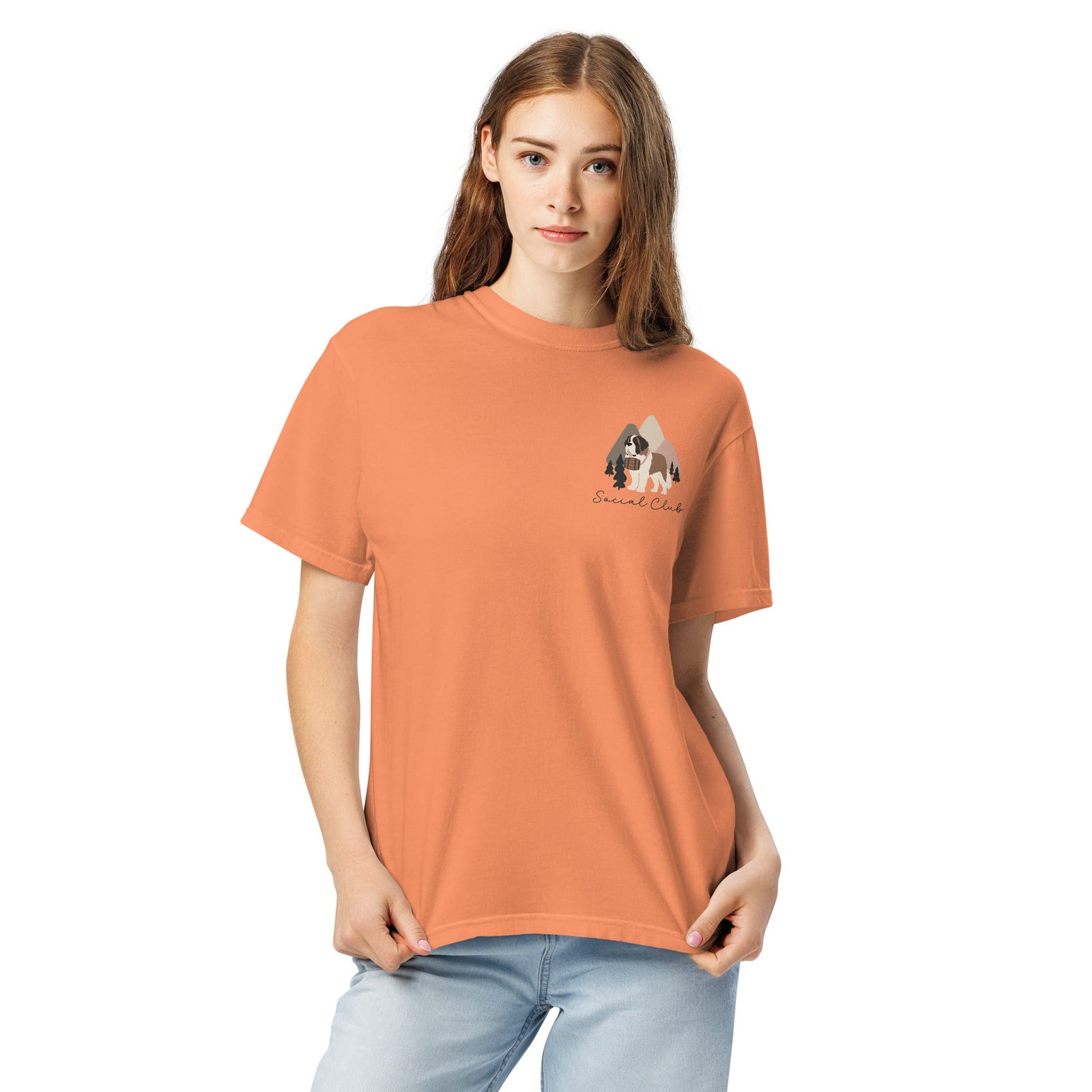 Saint Bernard Social Club Back T-Shirt - Lights - Lucy + Norman
