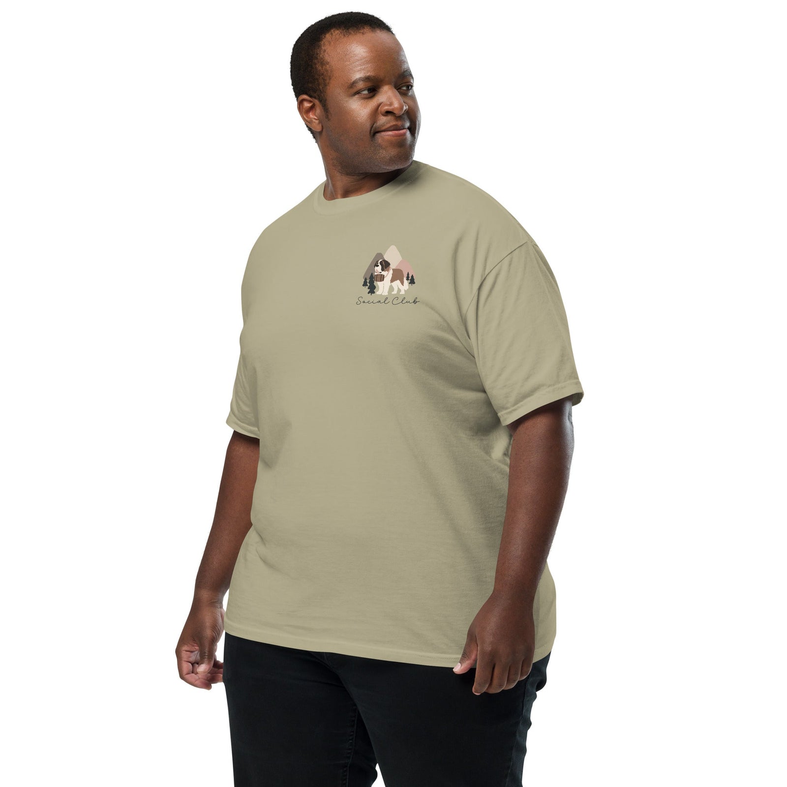 Saint Bernard Social Club Back T-Shirt - Lights - Lucy + Norman