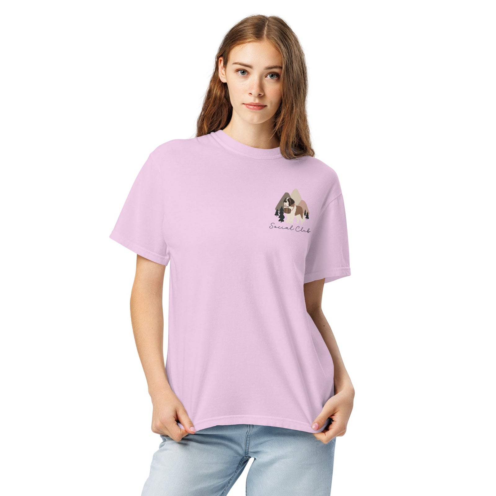 Saint Bernard Social Club Back T-Shirt - Lights - Lucy + Norman