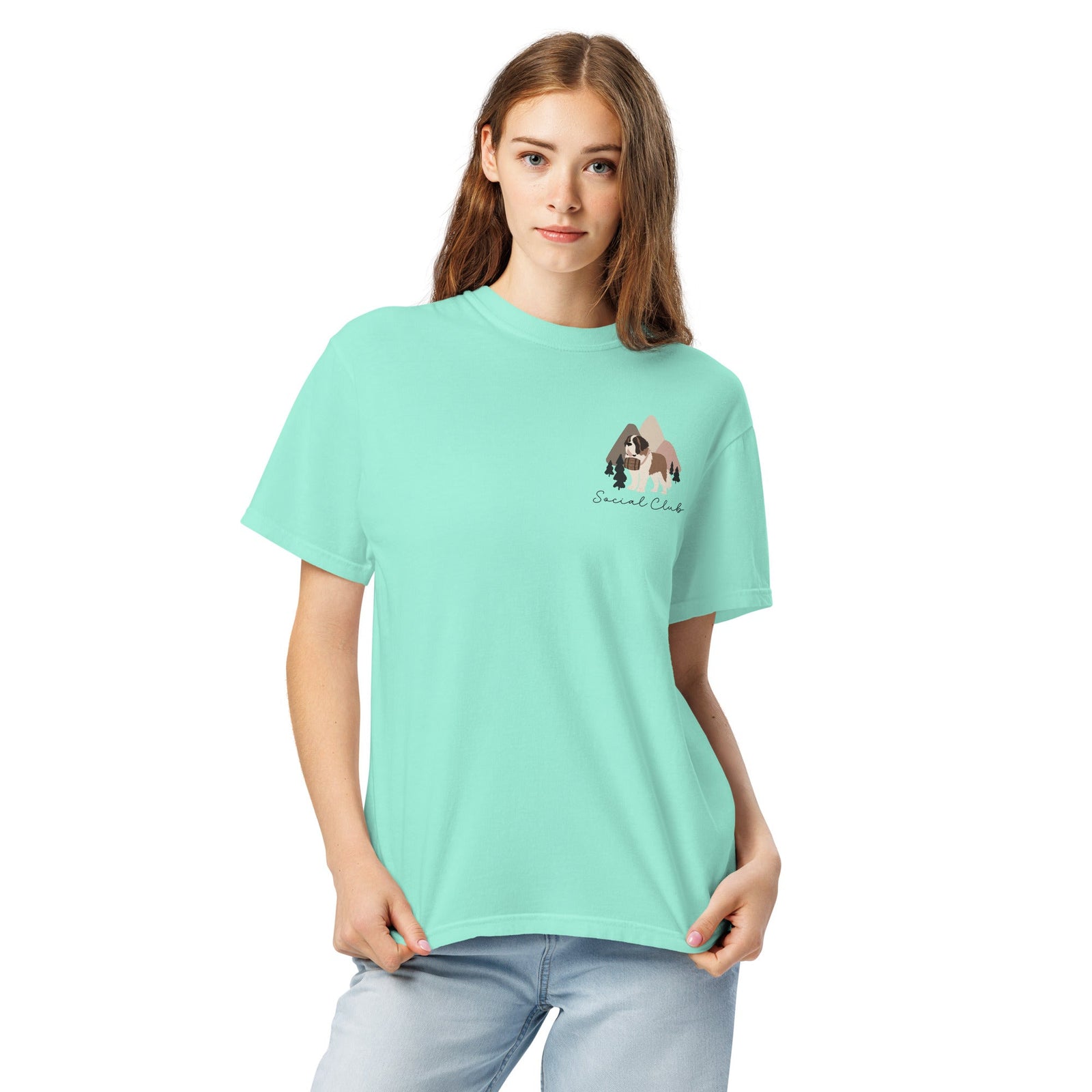 Saint Bernard Social Club Back T-Shirt - Lights - Lucy + Norman