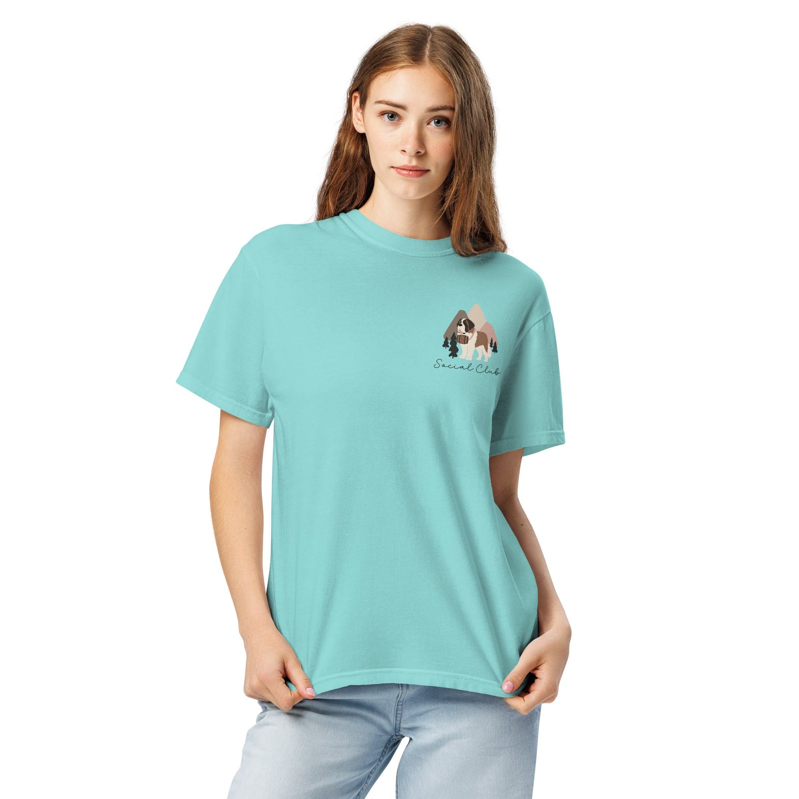 Saint Bernard Social Club Back T-Shirt - Lights - Lucy + Norman