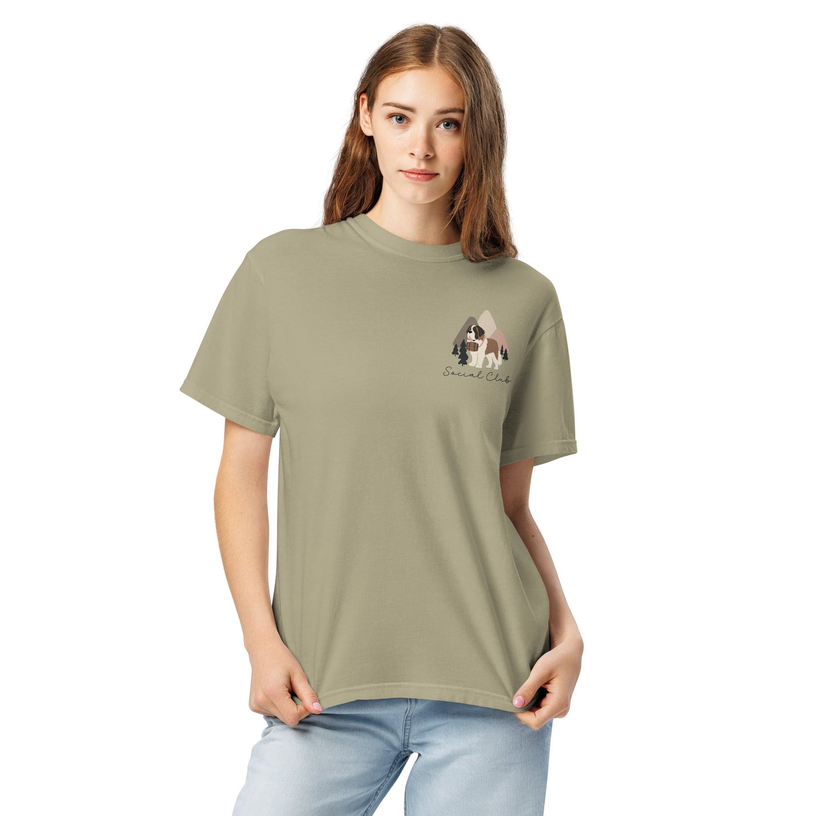 Saint Bernard Social Club Back T-Shirt - Lights - Lucy + Norman
