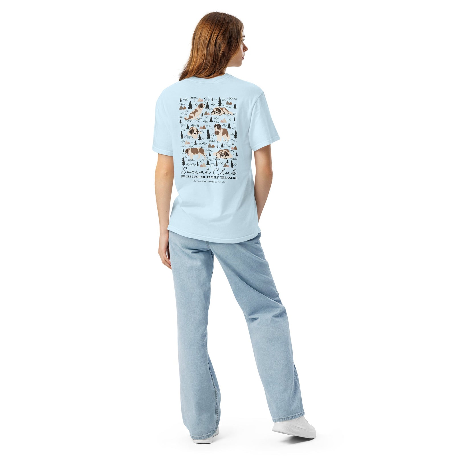 Saint Bernard Social Club Back T-Shirt - Lights - Lucy + Norman