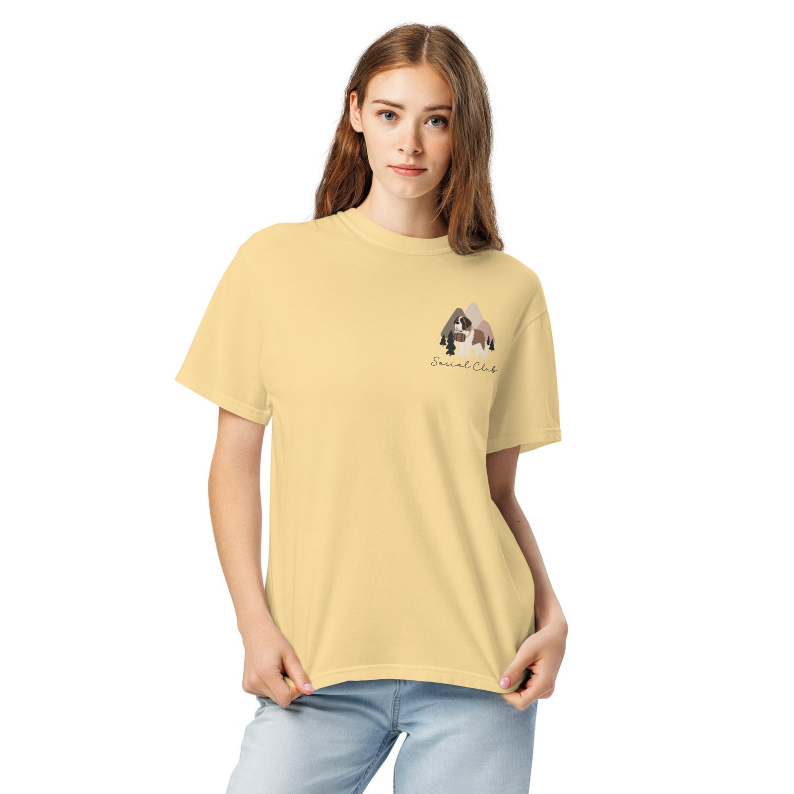 Saint Bernard Social Club Back T-Shirt - Lights - Lucy + Norman