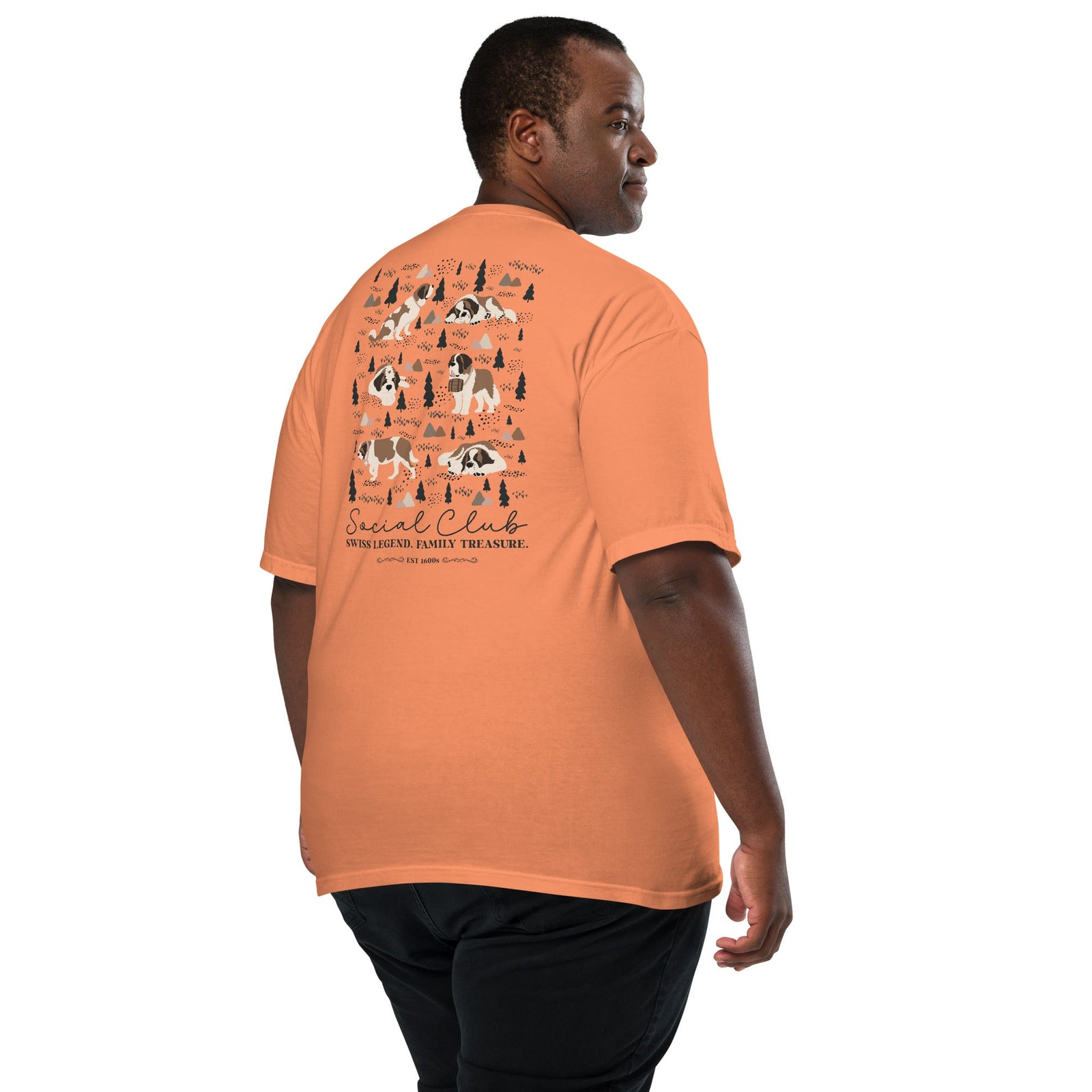 Saint Bernard Social Club Back T-Shirt - Lights - Lucy + Norman