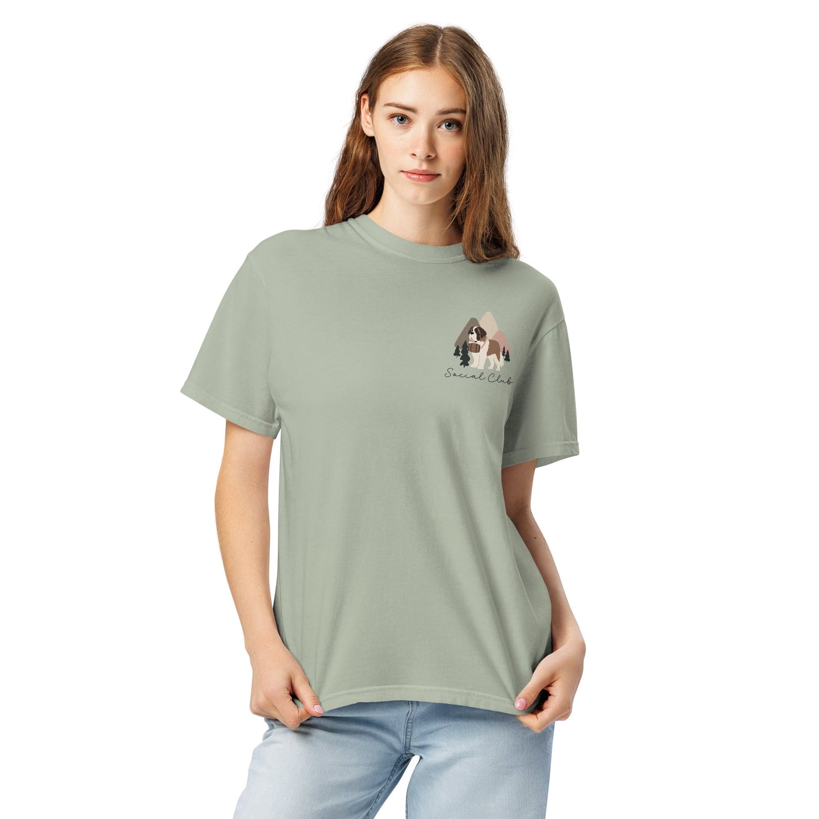 Saint Bernard Social Club Back T-Shirt - Lights - Lucy + Norman