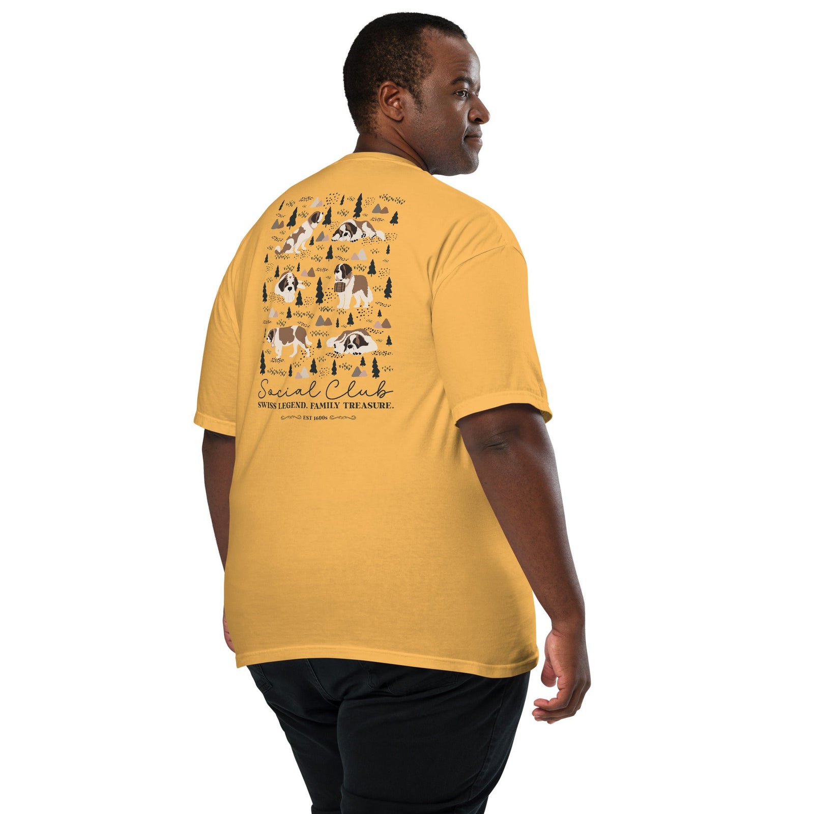 Saint Bernard Social Club Back T-Shirt - Lights - Lucy + Norman