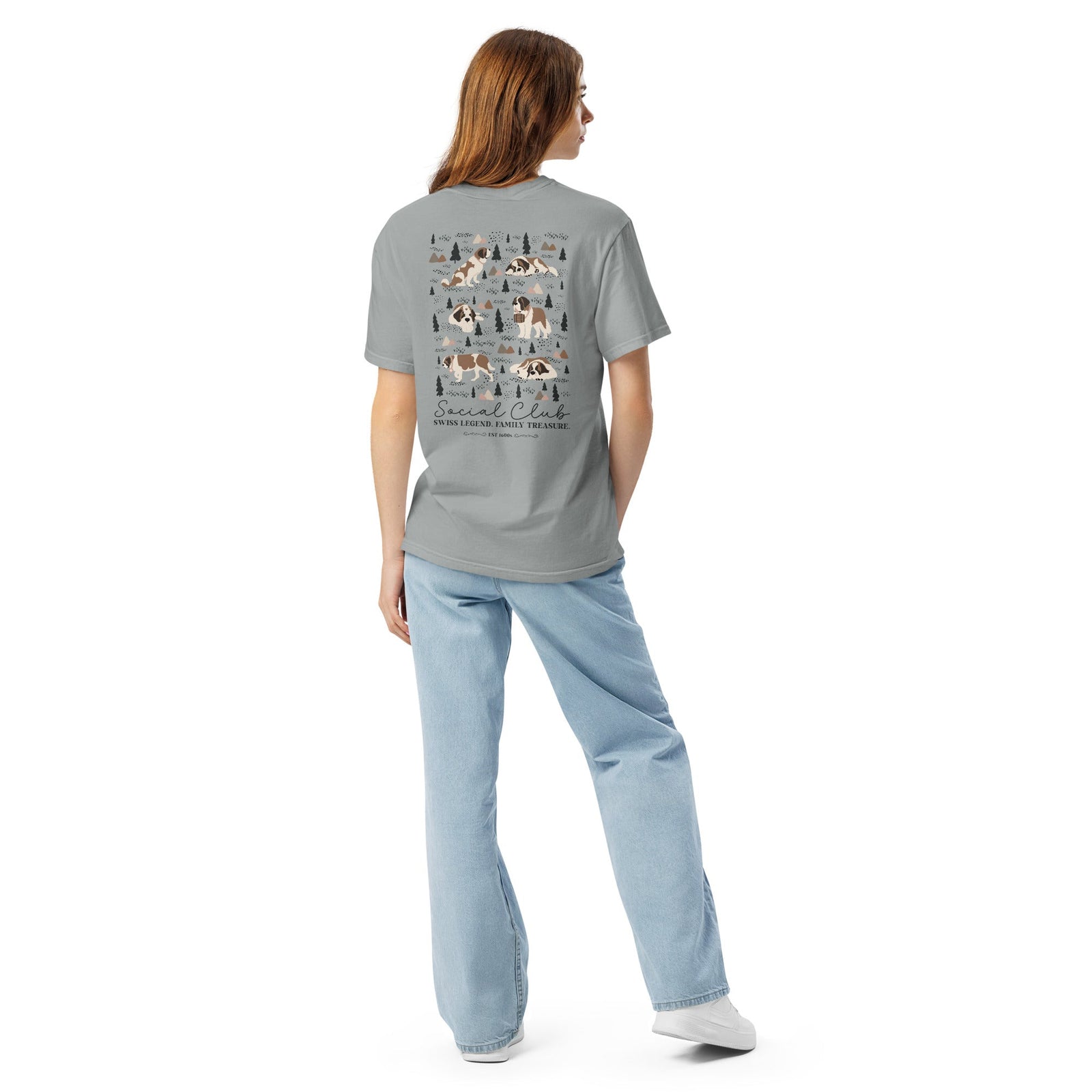 Saint Bernard Social Club Back T-Shirt - Lights - Lucy + Norman