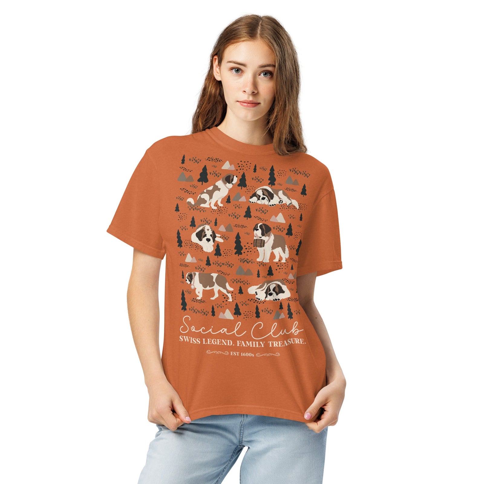 Saint Bernard Social Club T-Shirt - Lucy + Norman