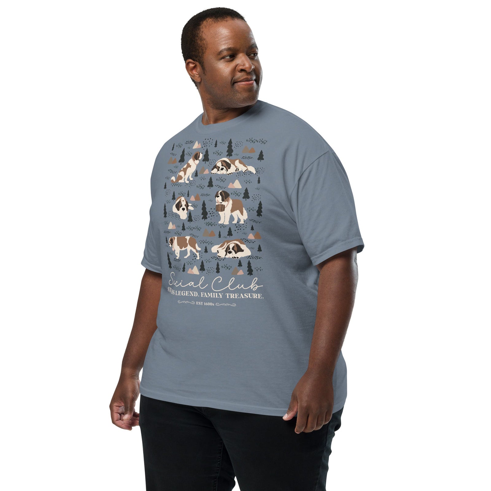 Saint Bernard Social Club T-Shirt - Lucy + Norman