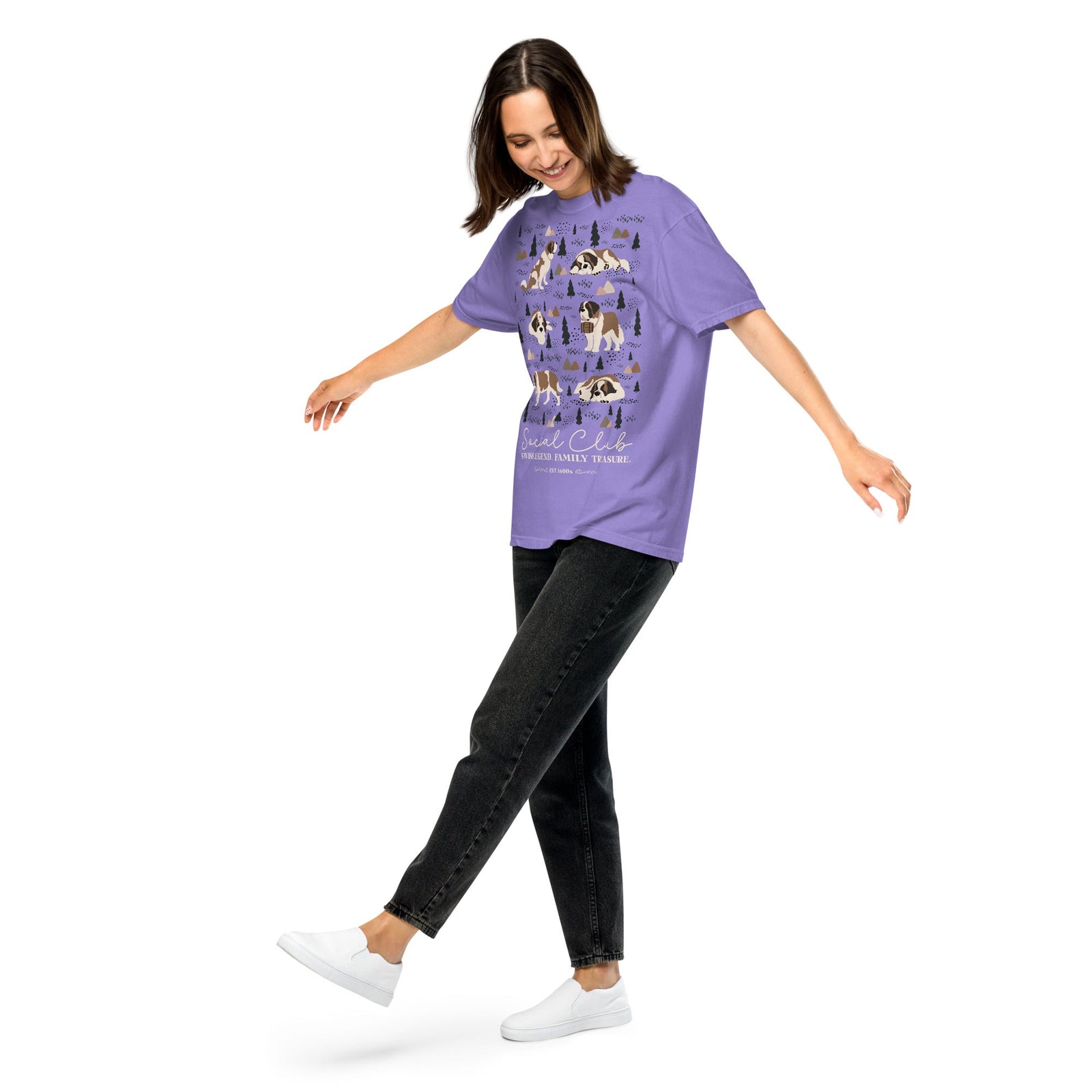 Saint Bernard Social Club T-Shirt - Lucy + Norman