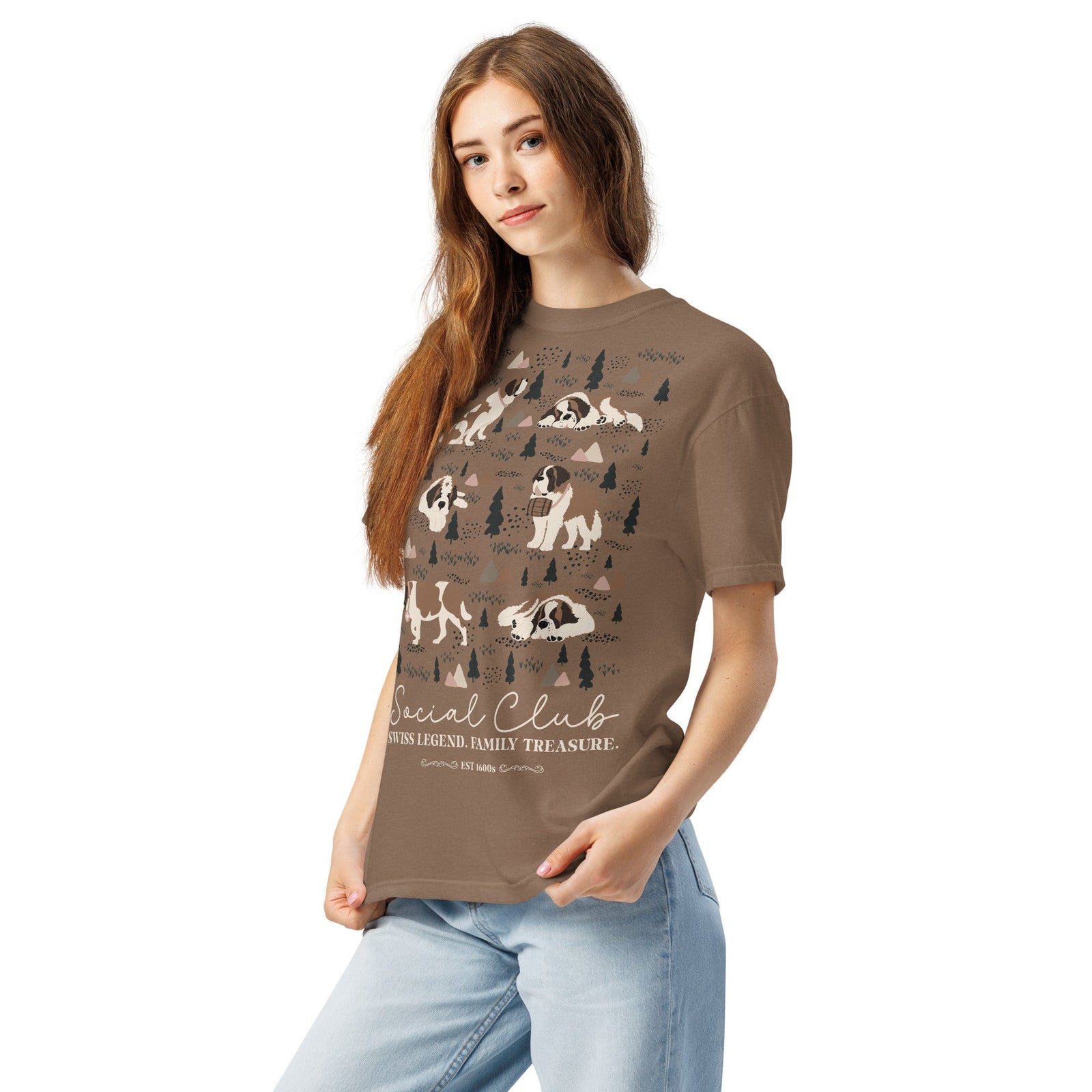 Saint Bernard Social Club T-Shirt - Lucy + Norman