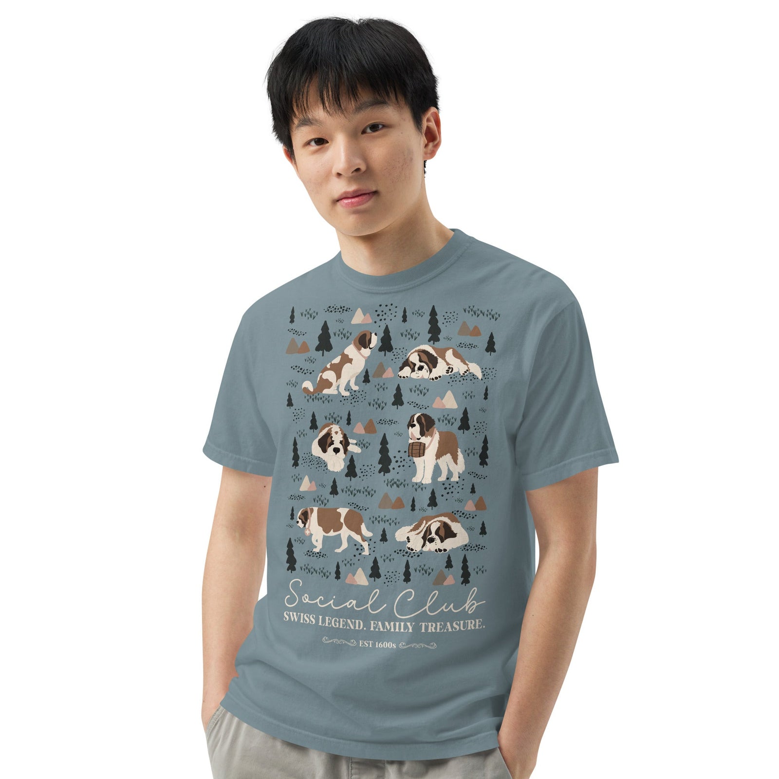Saint Bernard Social Club T-Shirt - Lucy + Norman