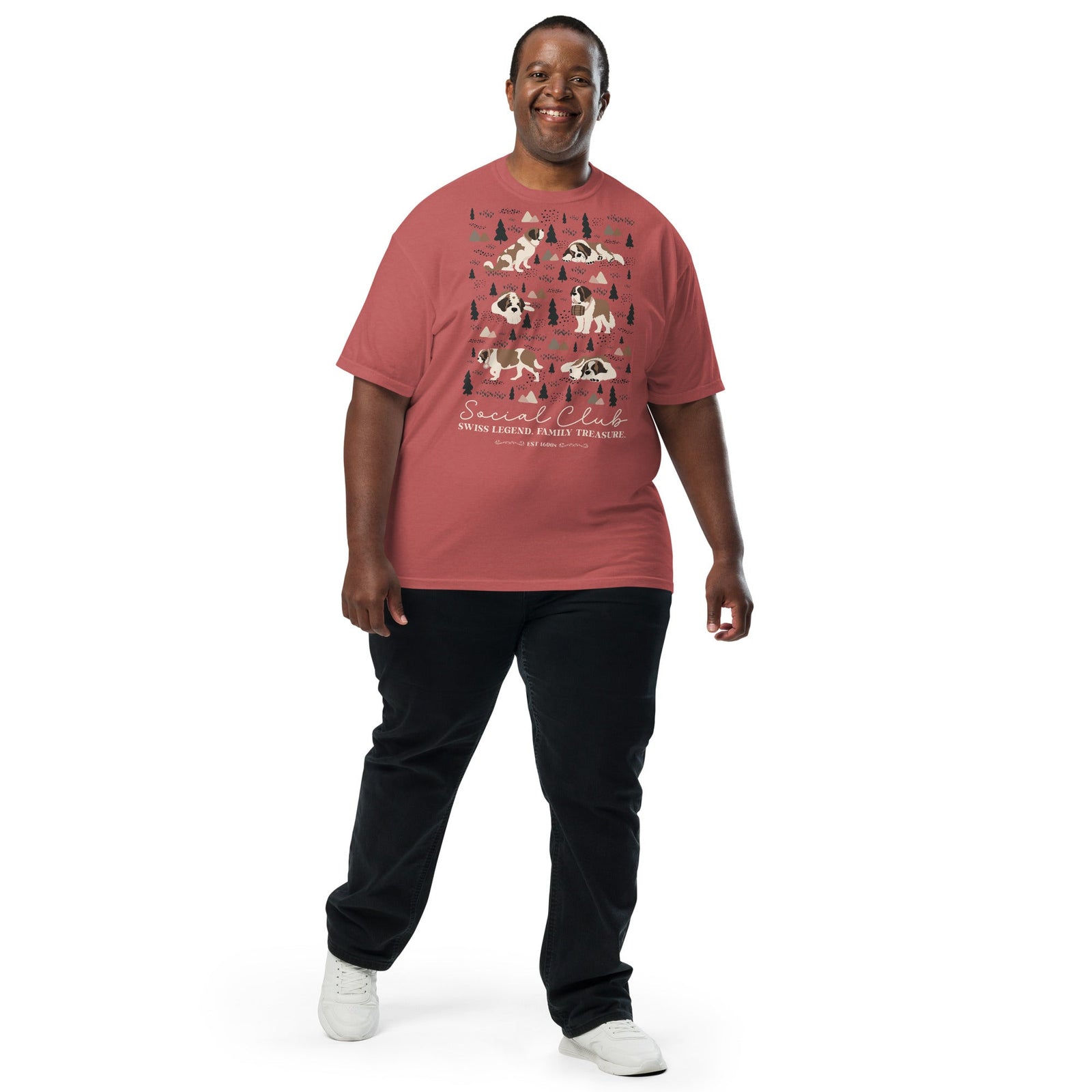 Saint Bernard Social Club T-Shirt - Lucy + Norman